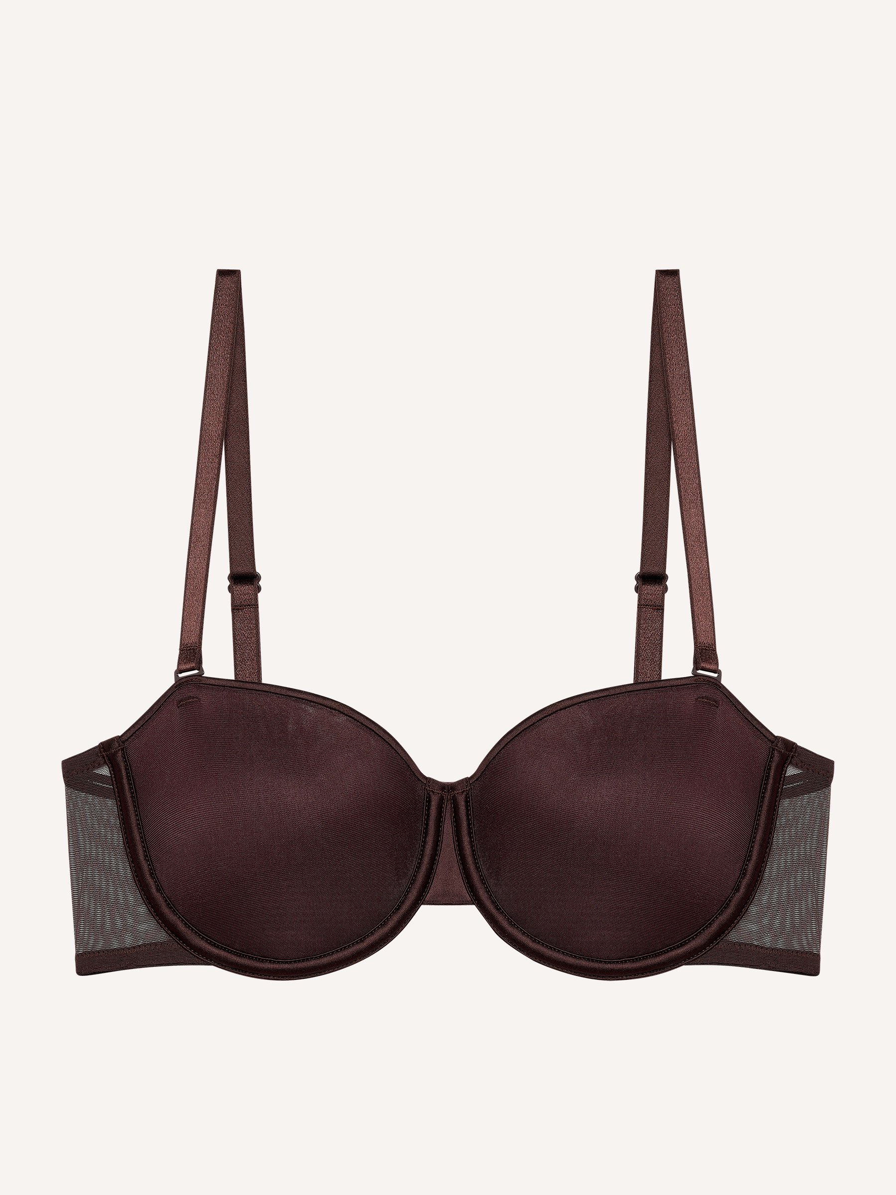 Soutien-gorge bandeau à armatures à coques PASSIONATA Marron
