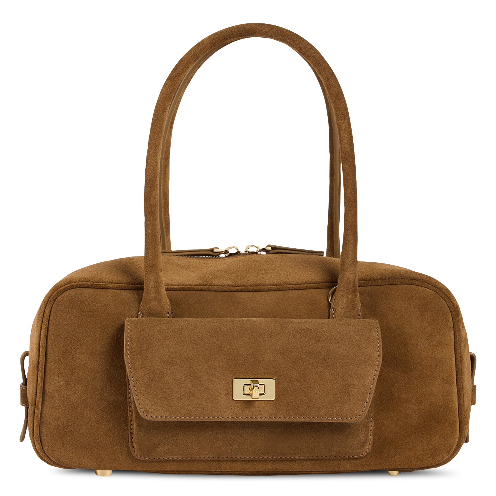 Leren handtas SANDRO Beige