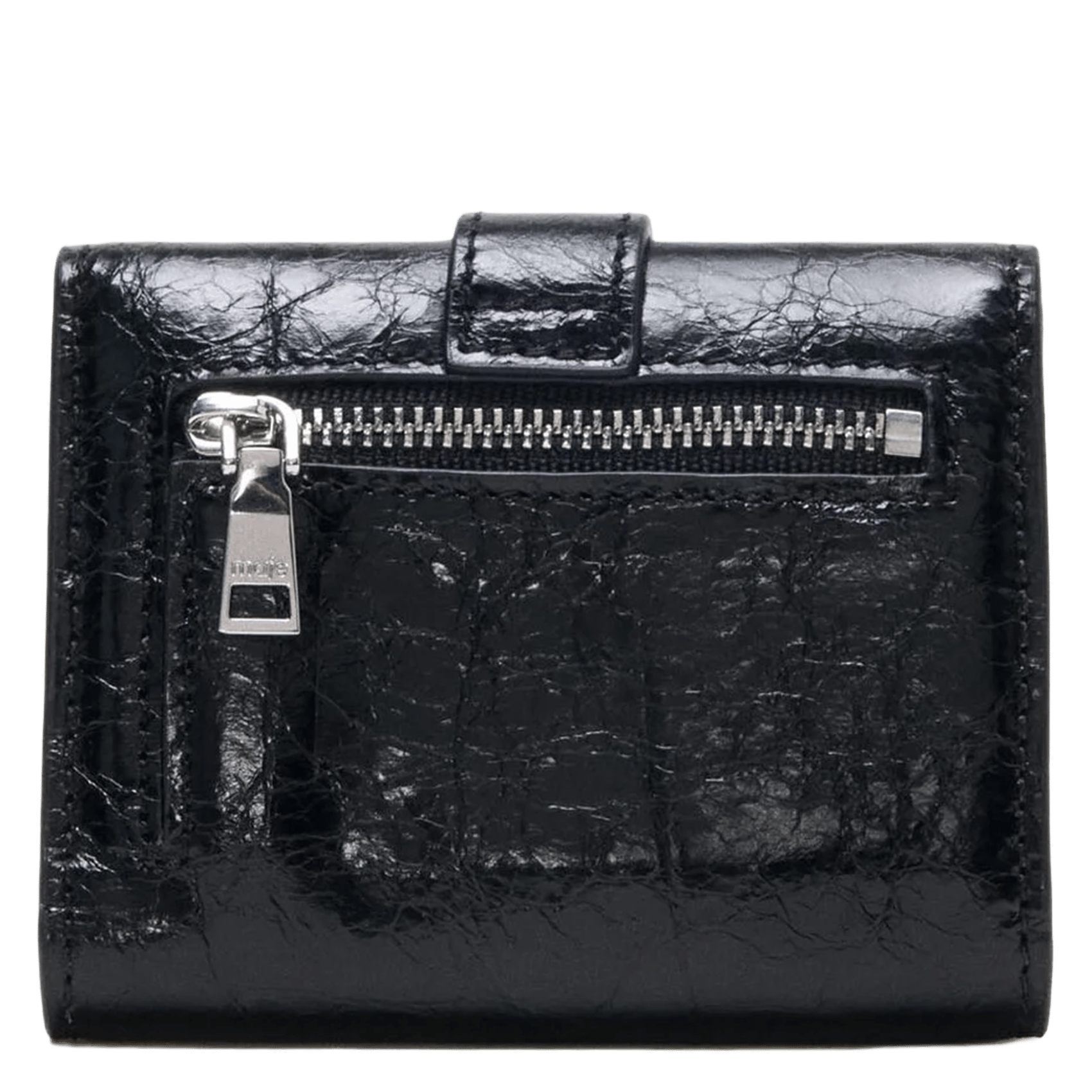 Babylon leather wallet MAJE Black