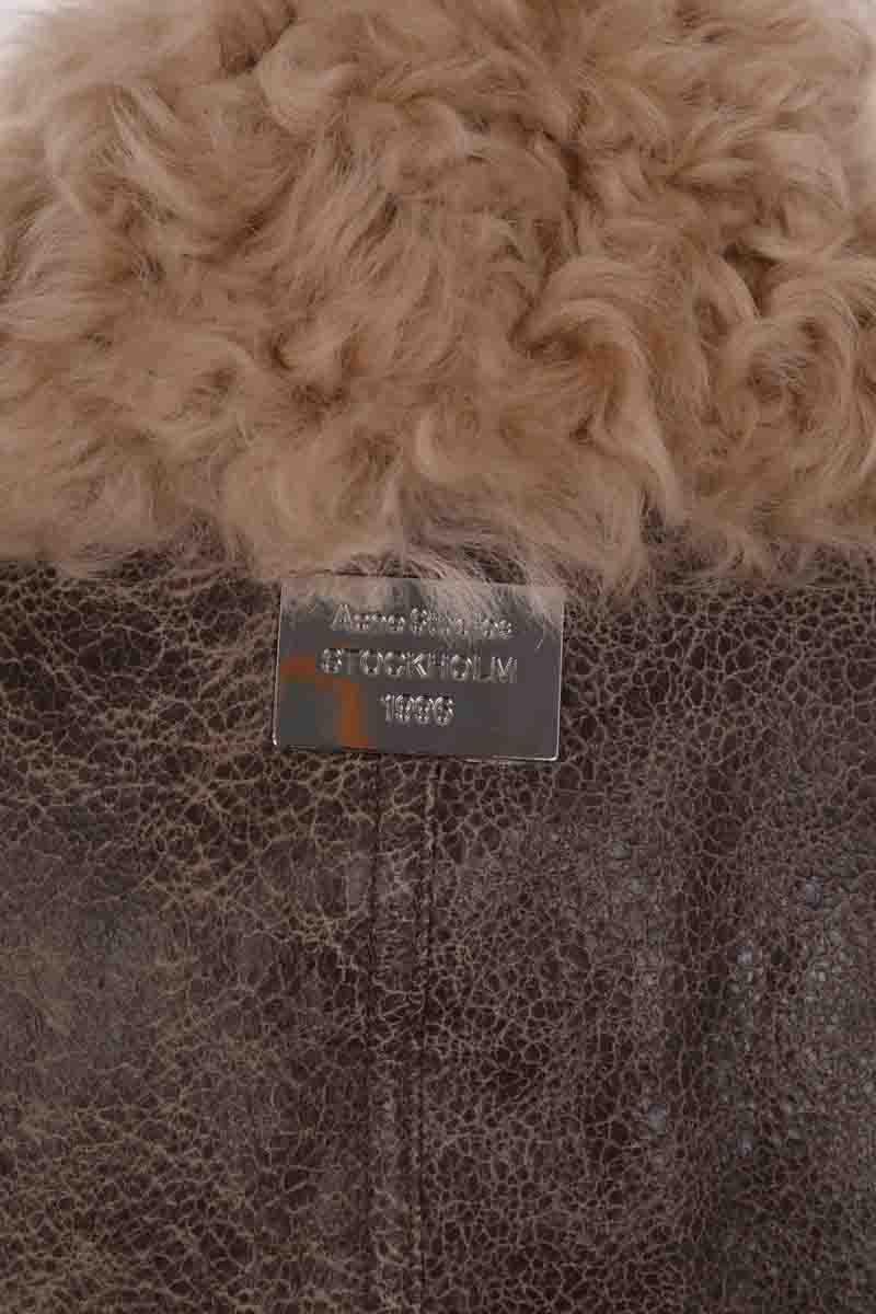 Sheepskin jacket ACNE STUDIOS - Seconde Main Brown