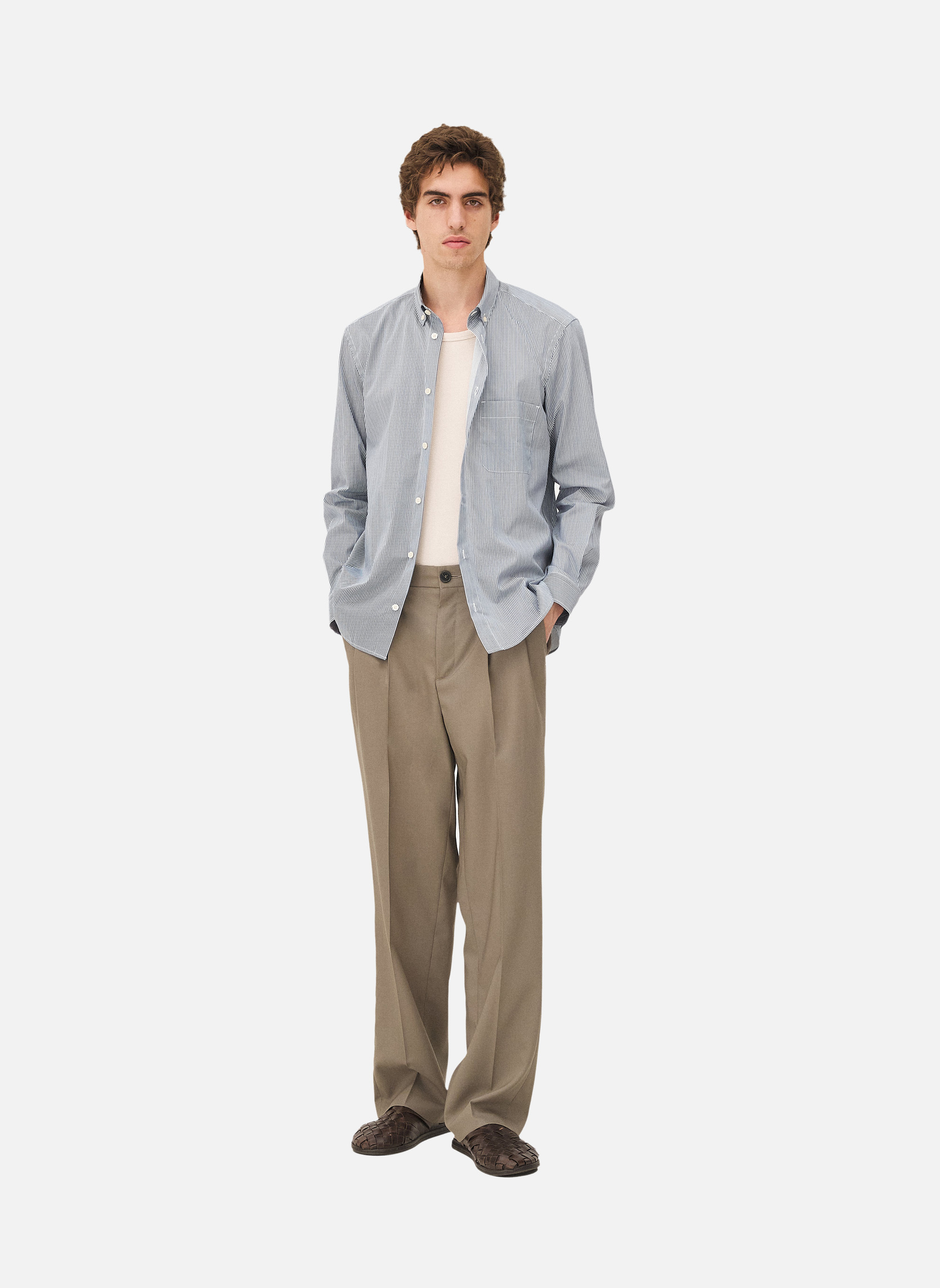 Casual shirt Curtis Blue Lake Stripes Noyoco Blue