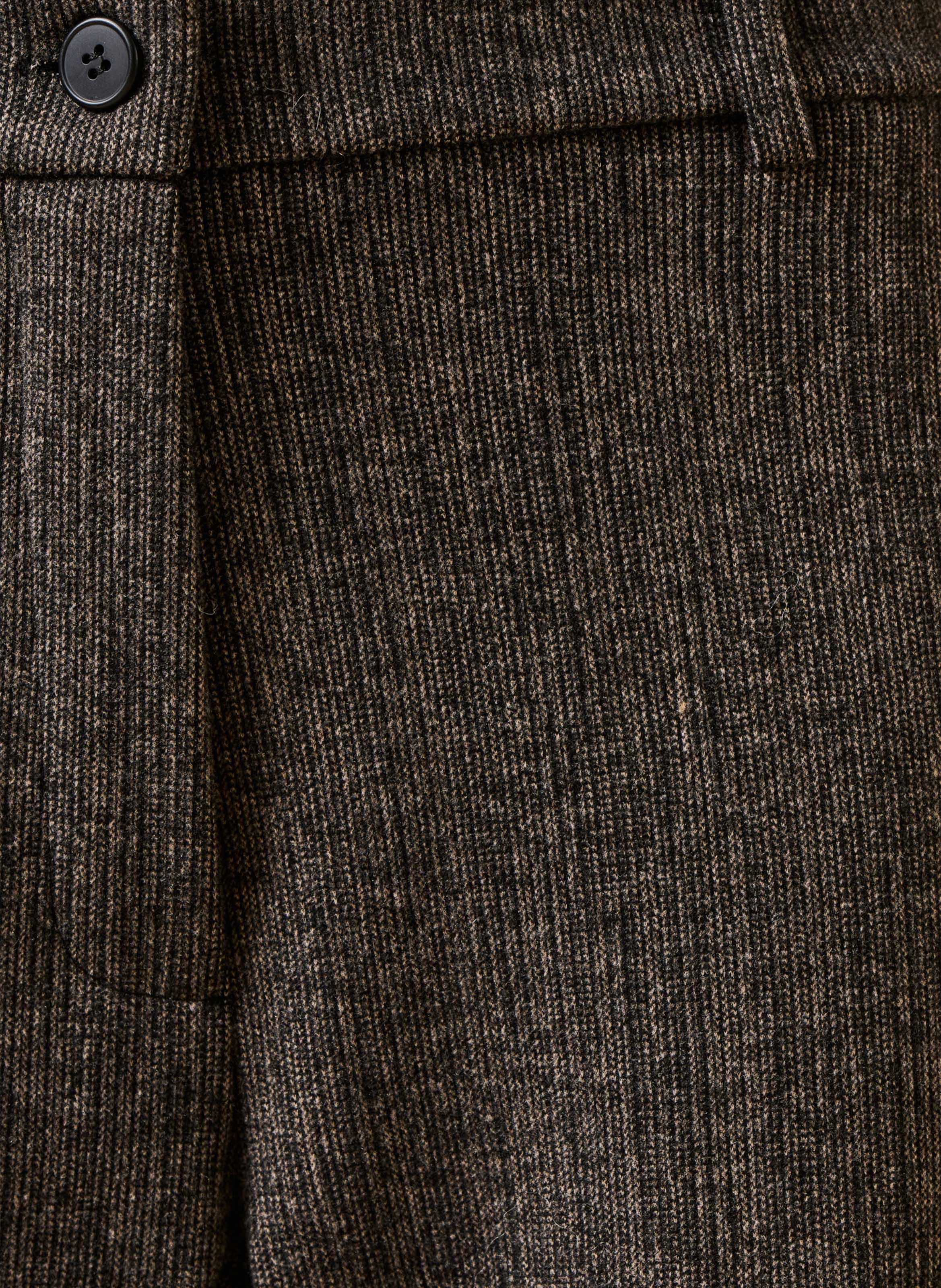 Rechte 7/8e broek met fluwelen effect LA FEE MARABOUTEE Bruin