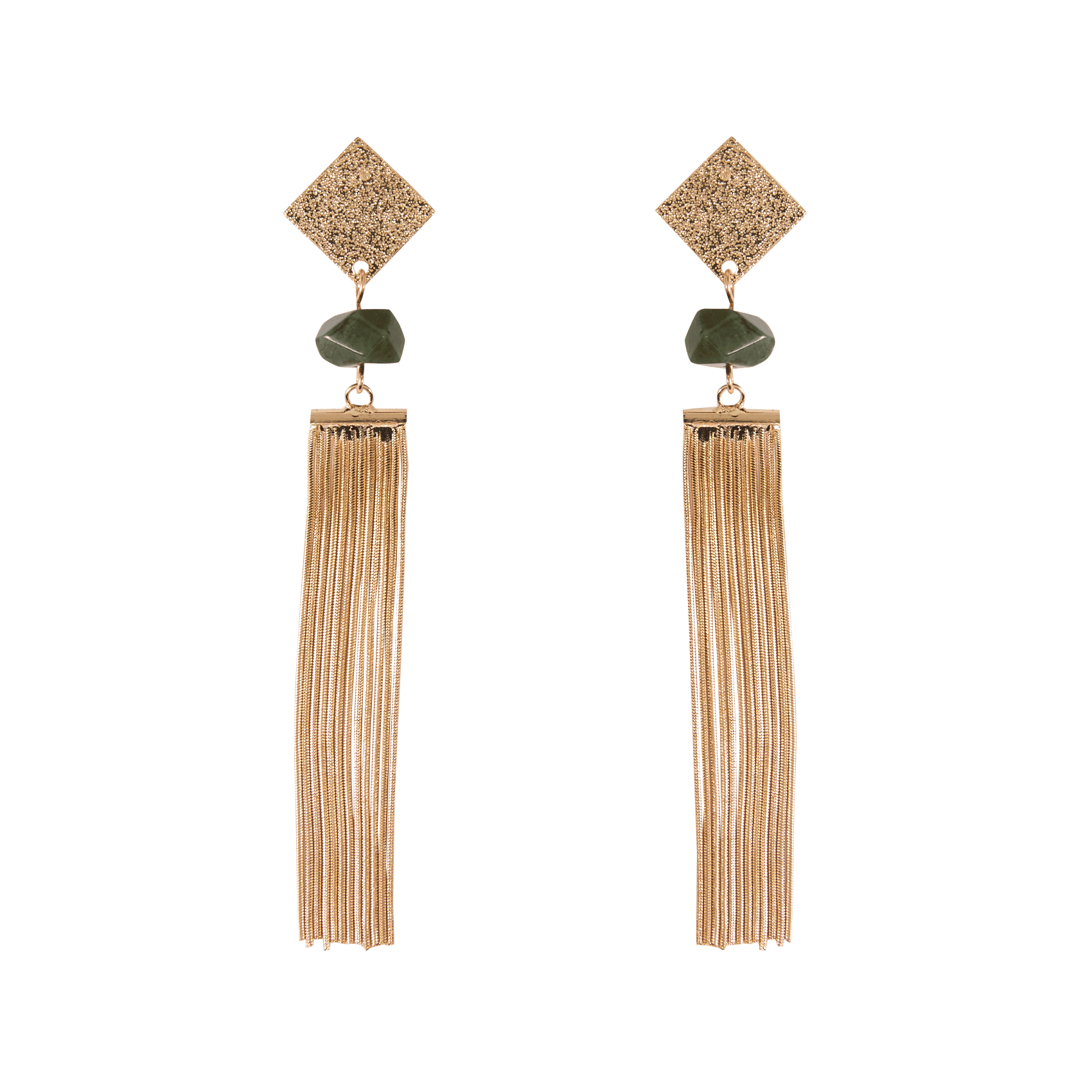 Fringed earrings LA FEE MARABOUTEE Golden