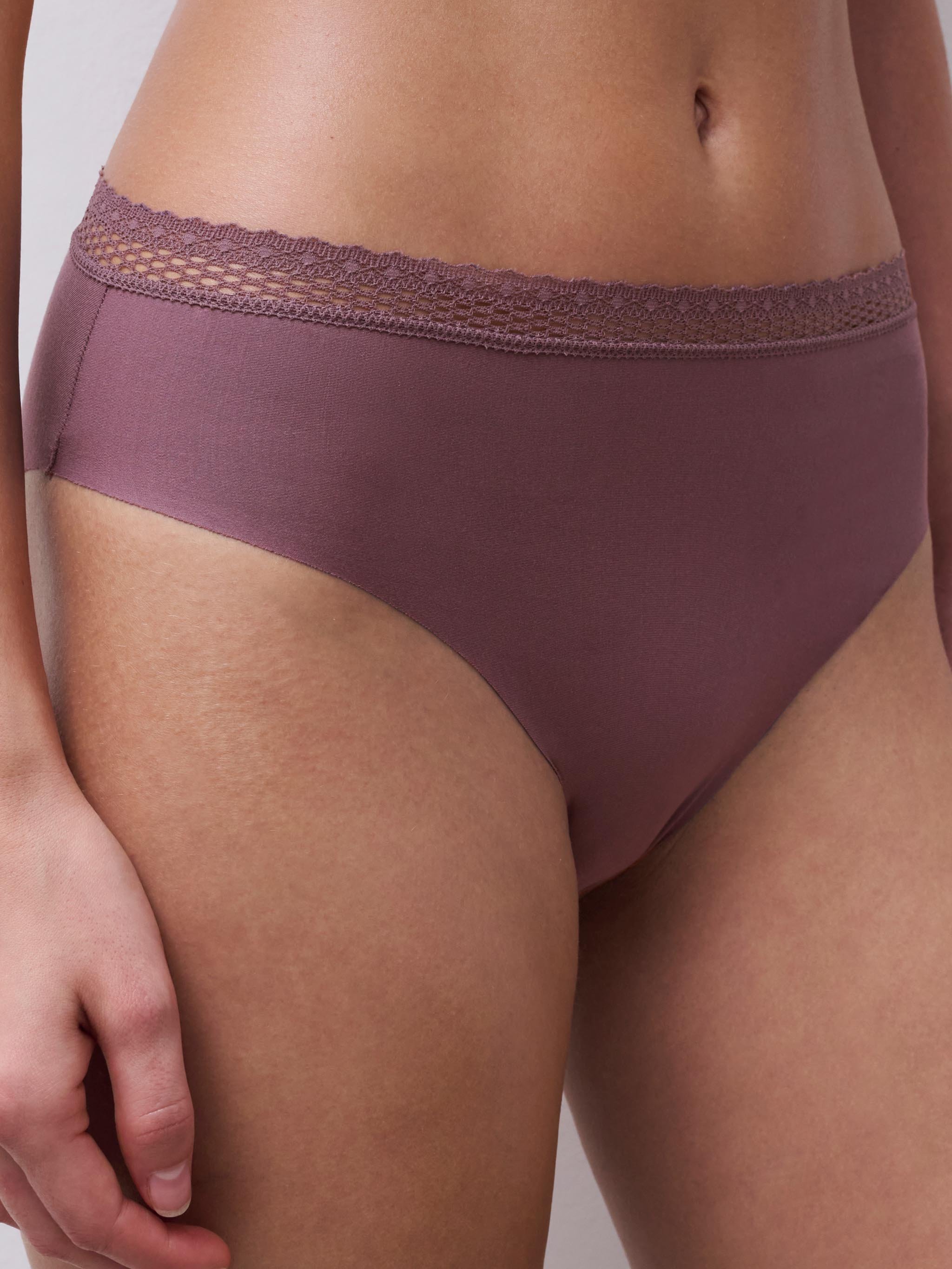 High-waisted high-cut briefs CHANTELLE Purple