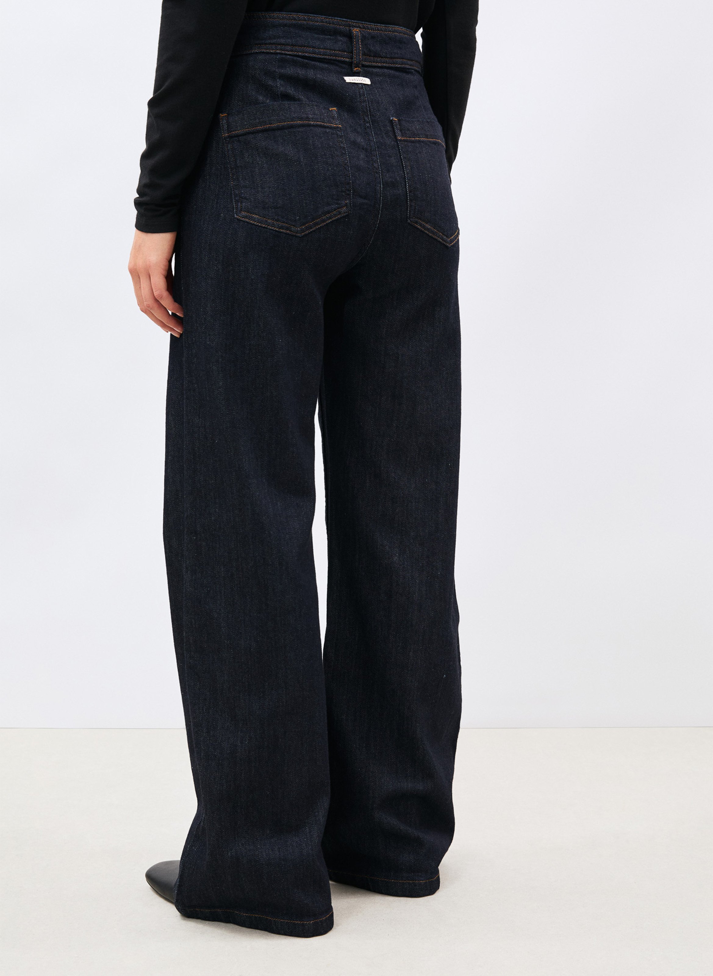 Jean flare en coton  HUMILITY Bleu