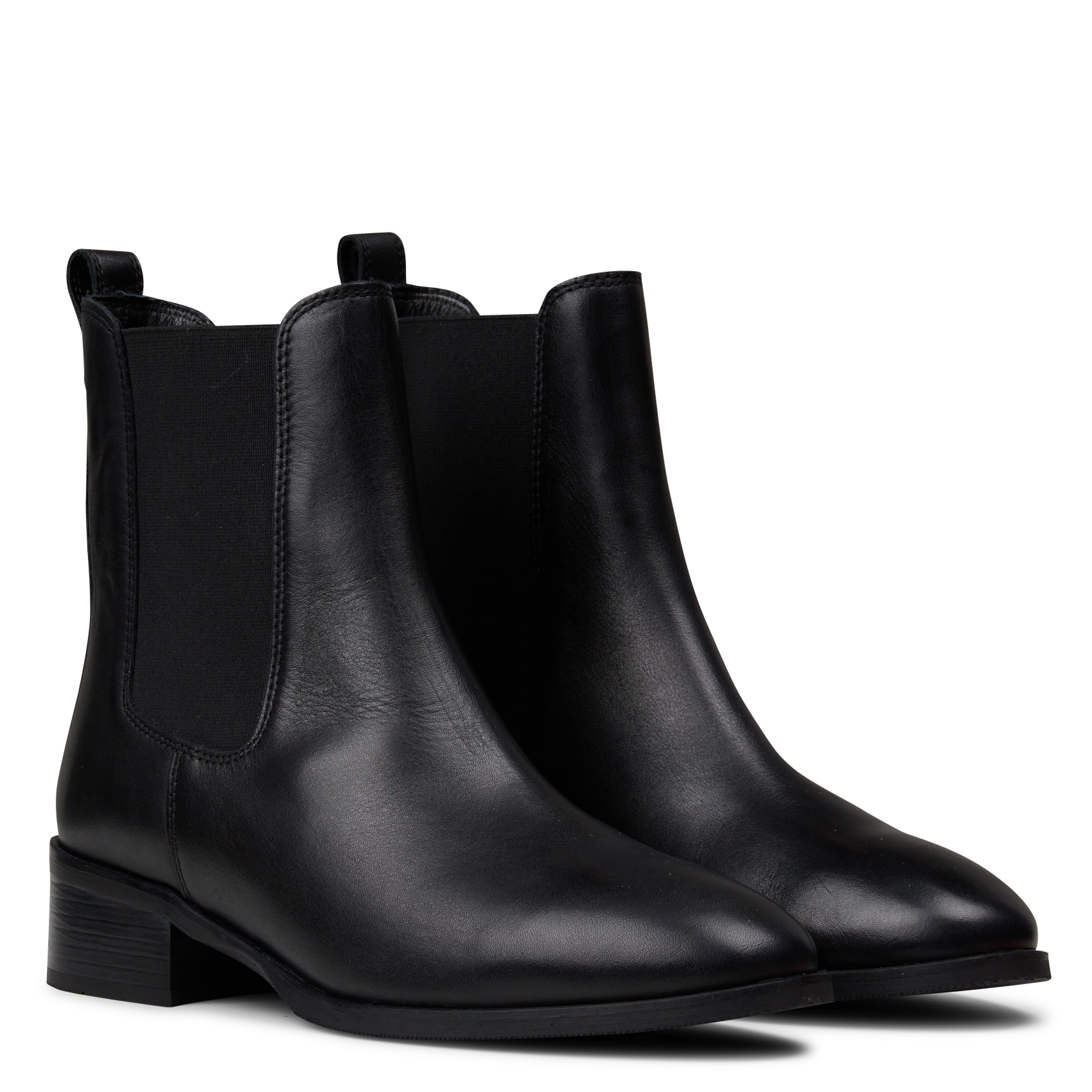 Leather mid-calf boots MELLOW YELLOW Black