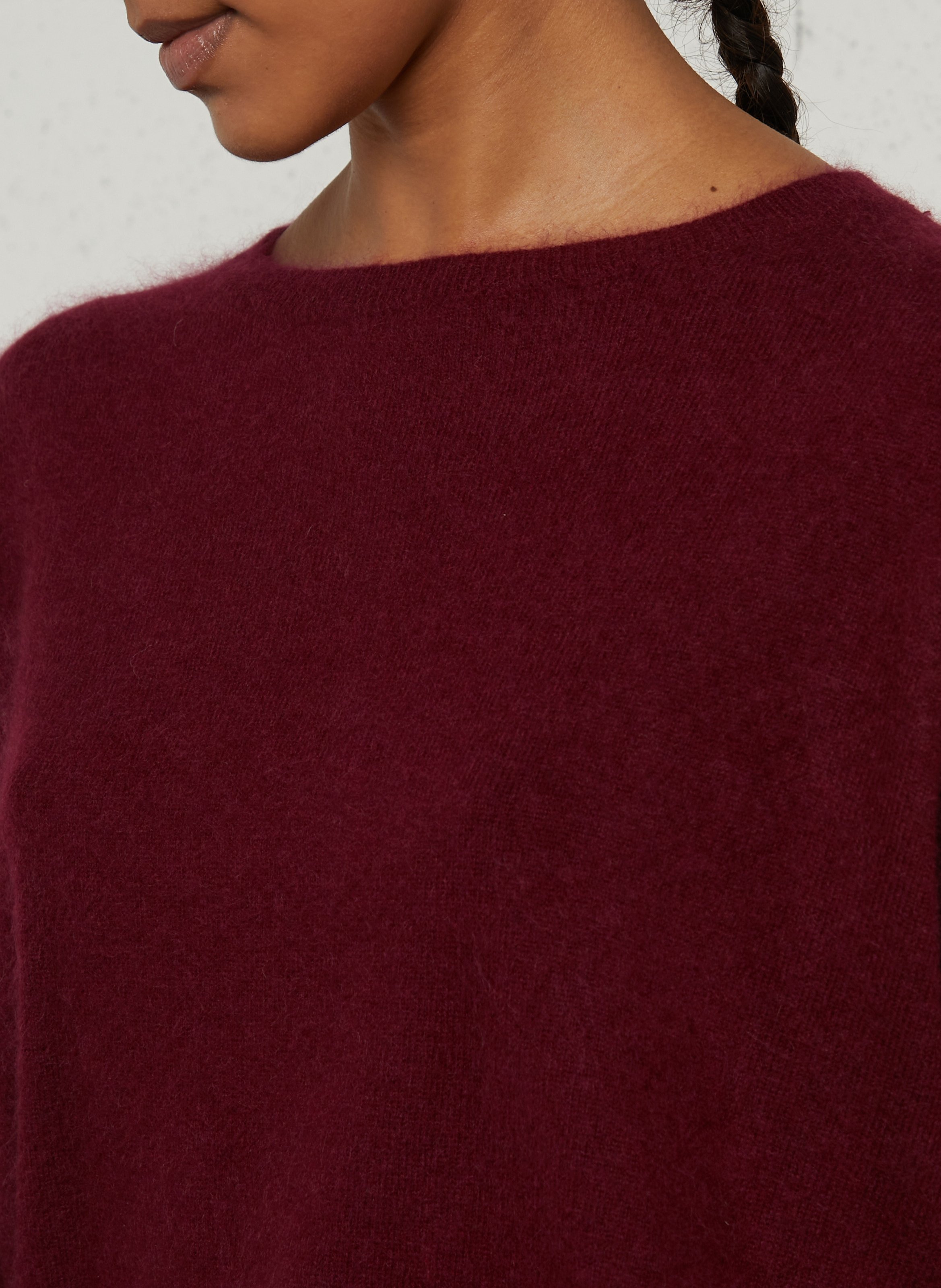 Straight wool-blend sweater SUD EXPRESS Red