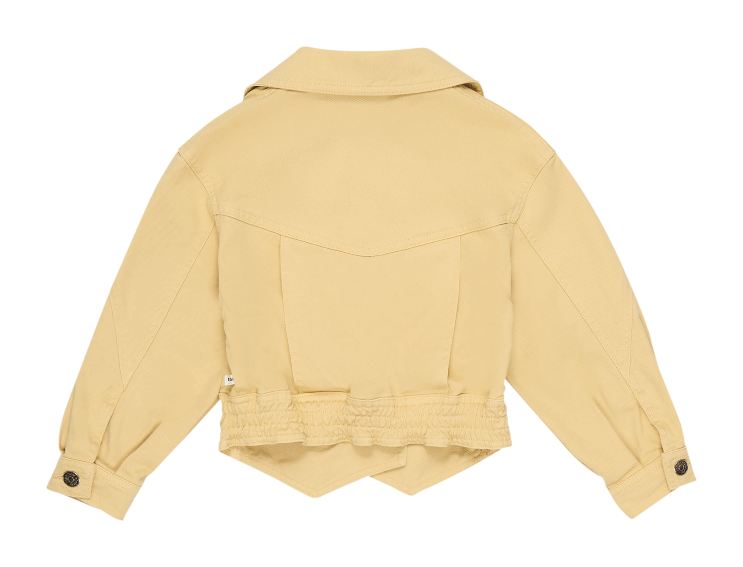 Buttoned cotton jacket THE NEW SOCIETY Yellow