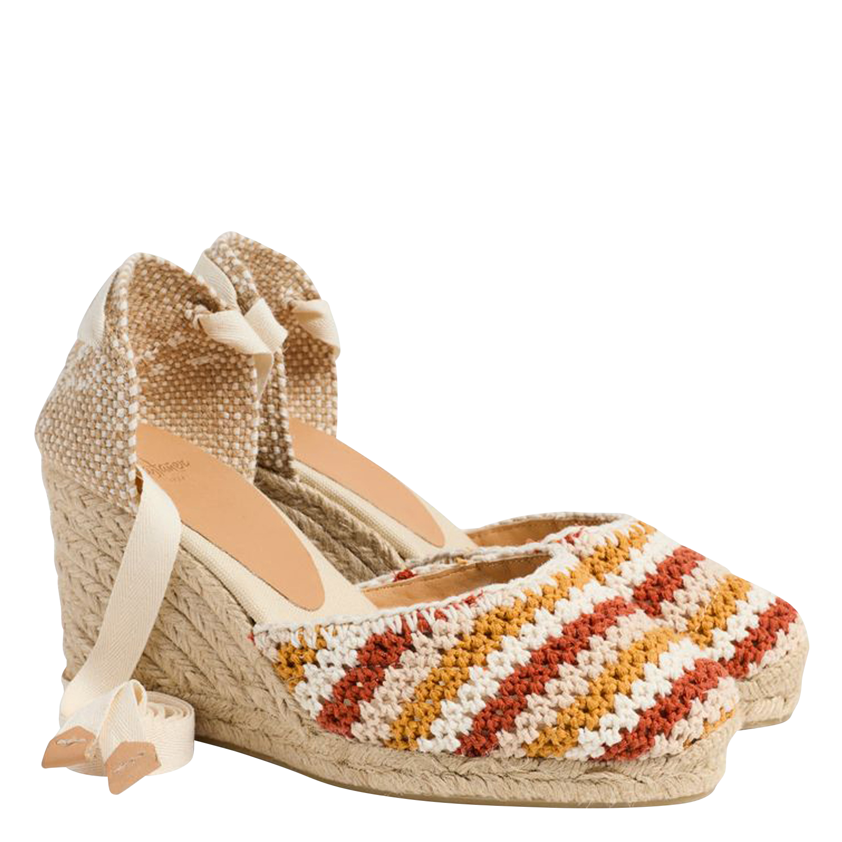 Espadrilles compensées en crochet  CASTANER Multicolore