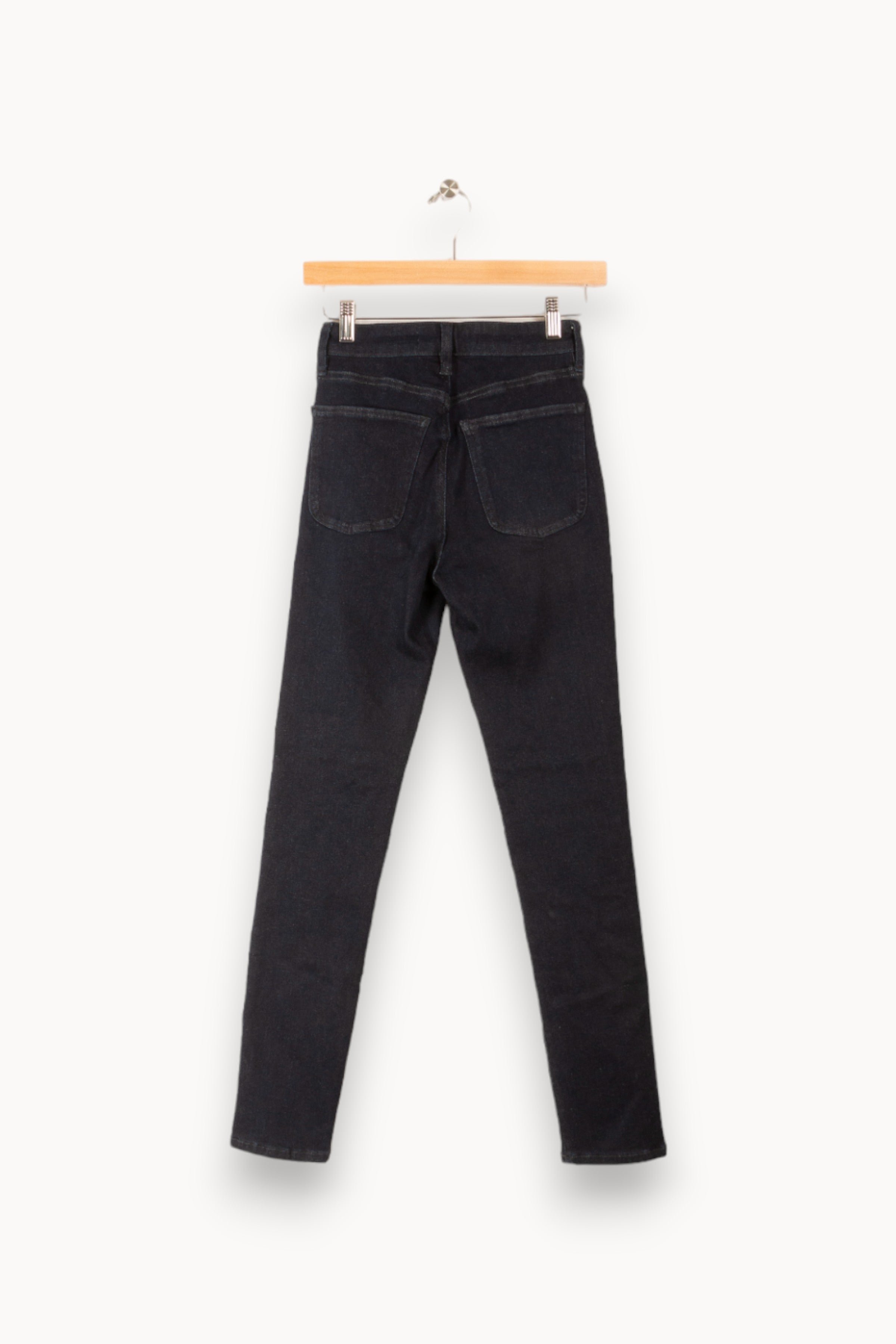 Cropped slim jeans with studs COMPTOIR DES COTONNIERS - Seconde main Blue