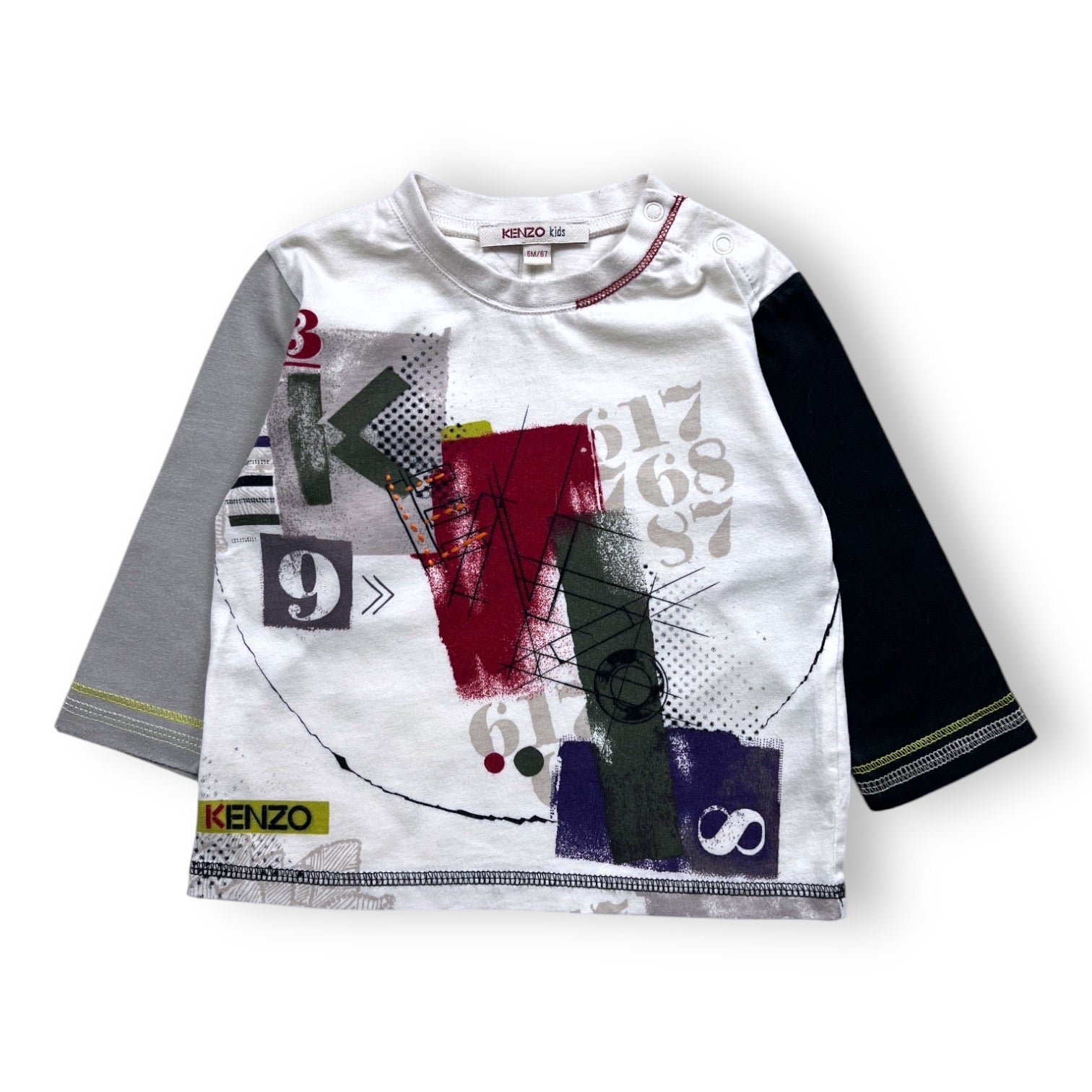 White baby T-shirt - 6 months KENZO - SECONDE MAIN White