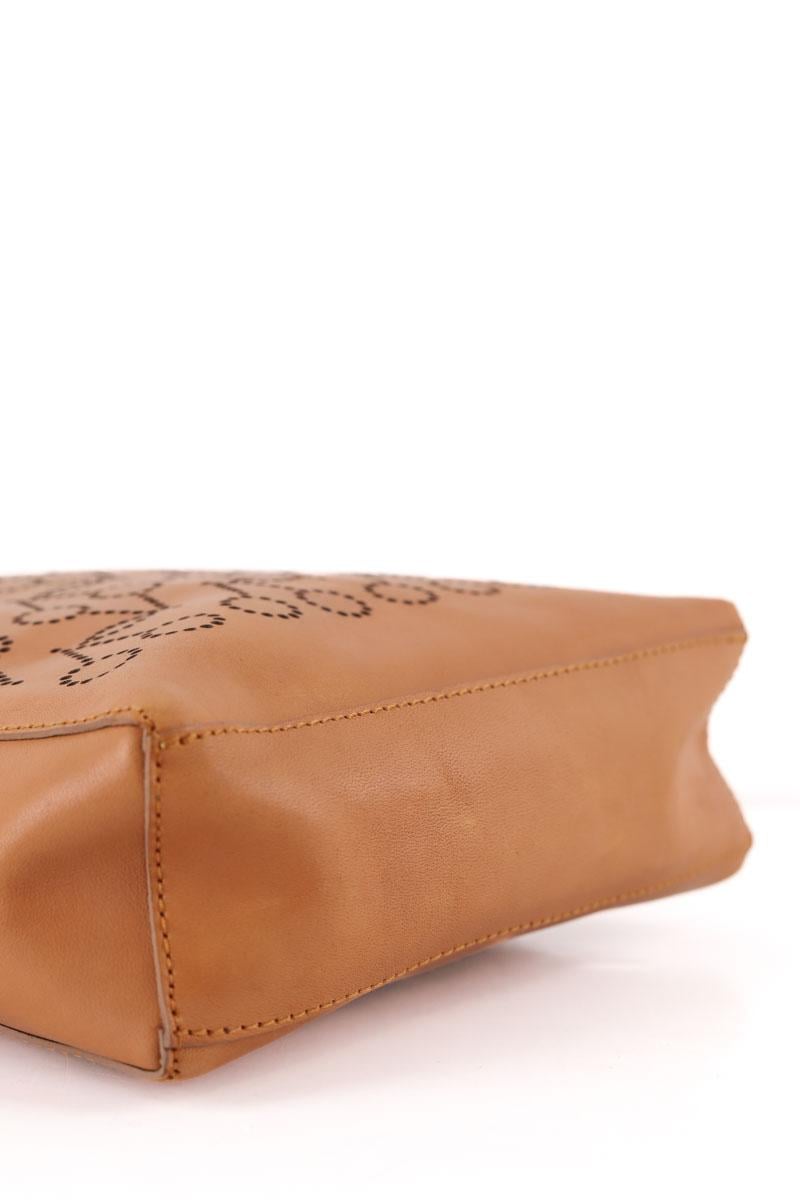 Leather clutch bag BONPOINT - Seconde Main Brown