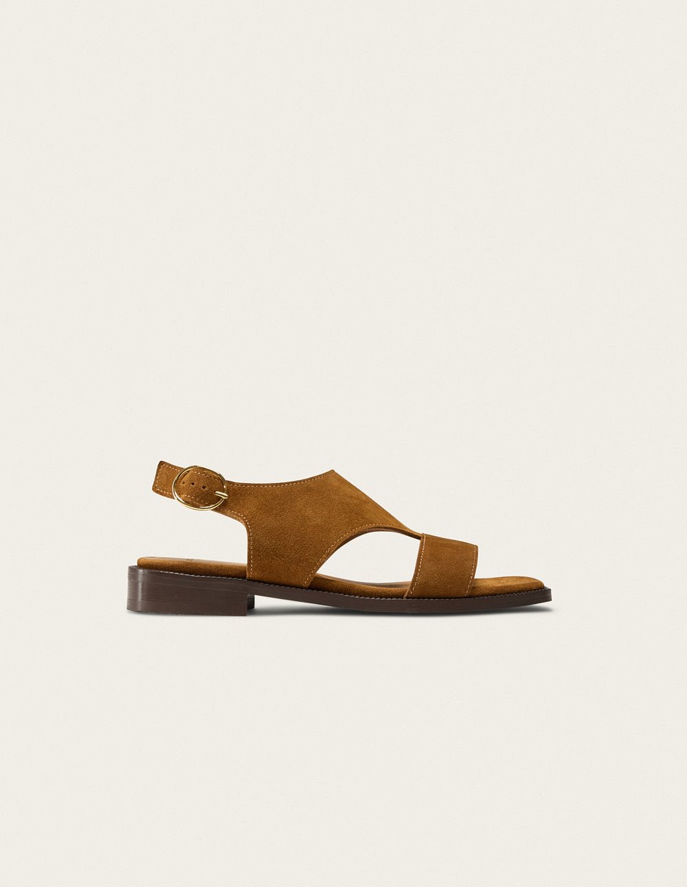 Faux leather sandals ODAJE EX. M.MOUSTACHE Brown
