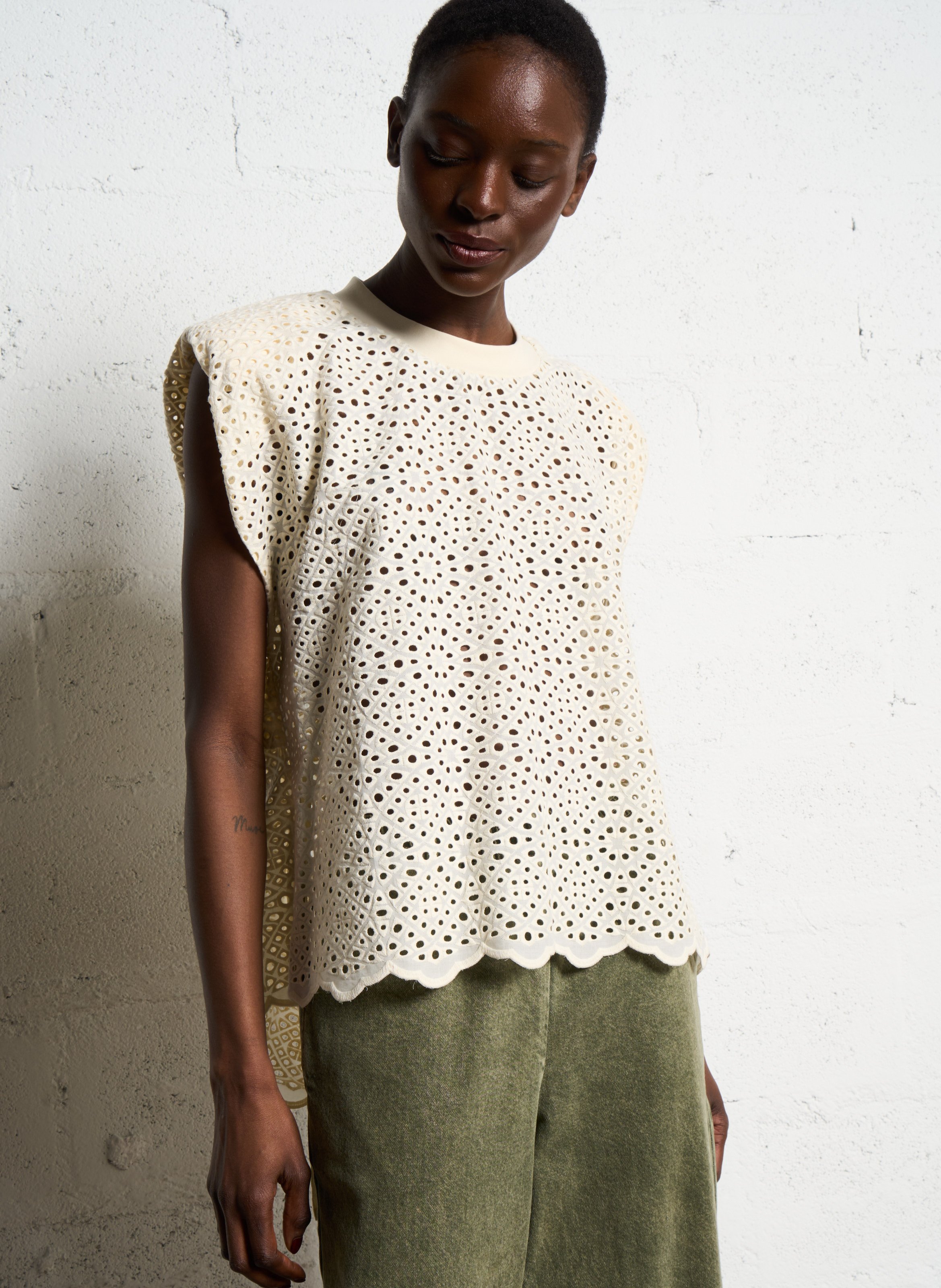 Rudy oversized top MES DEMOISELLES Beige