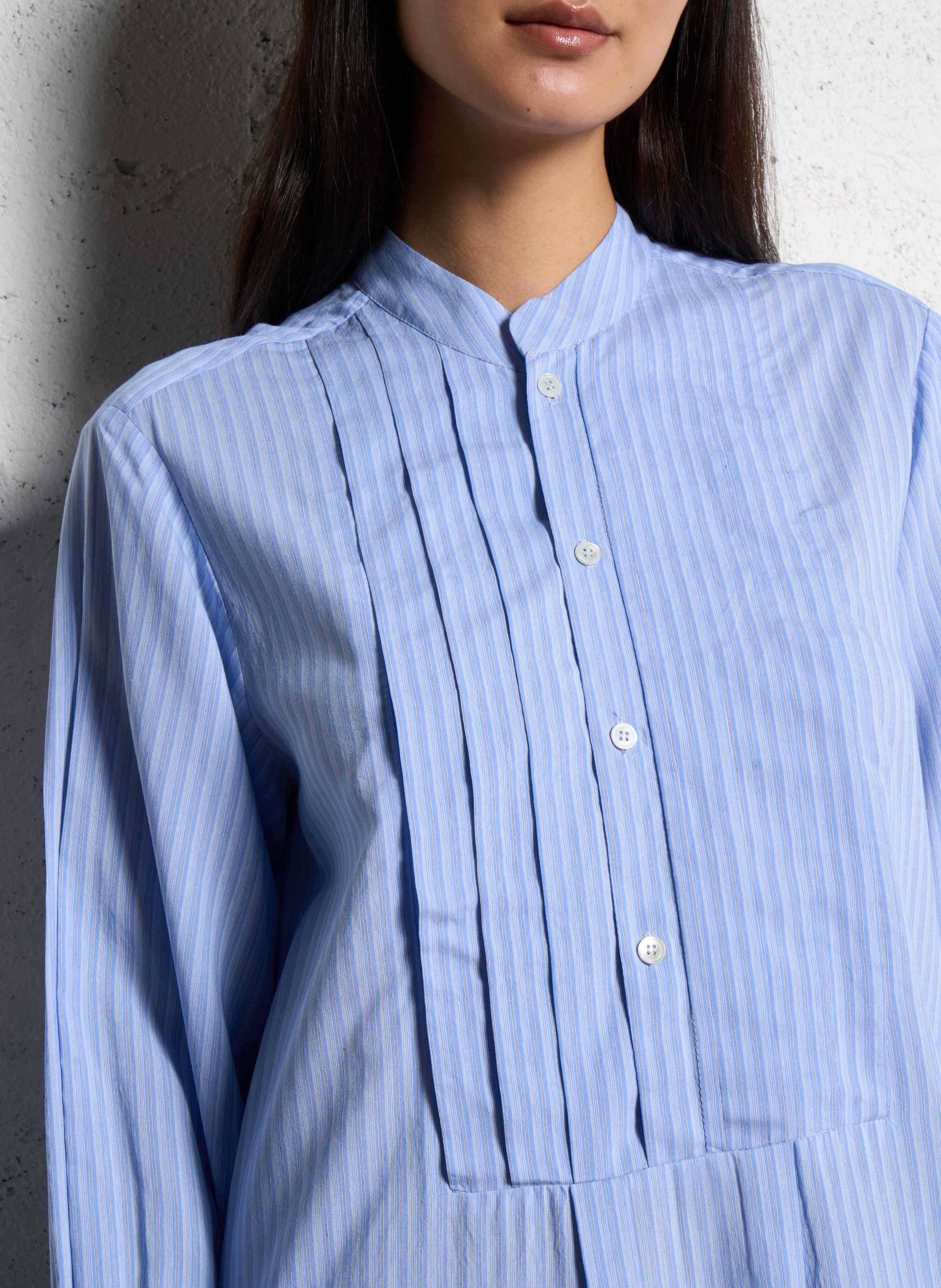 Striped long dress MASSCOB Blue