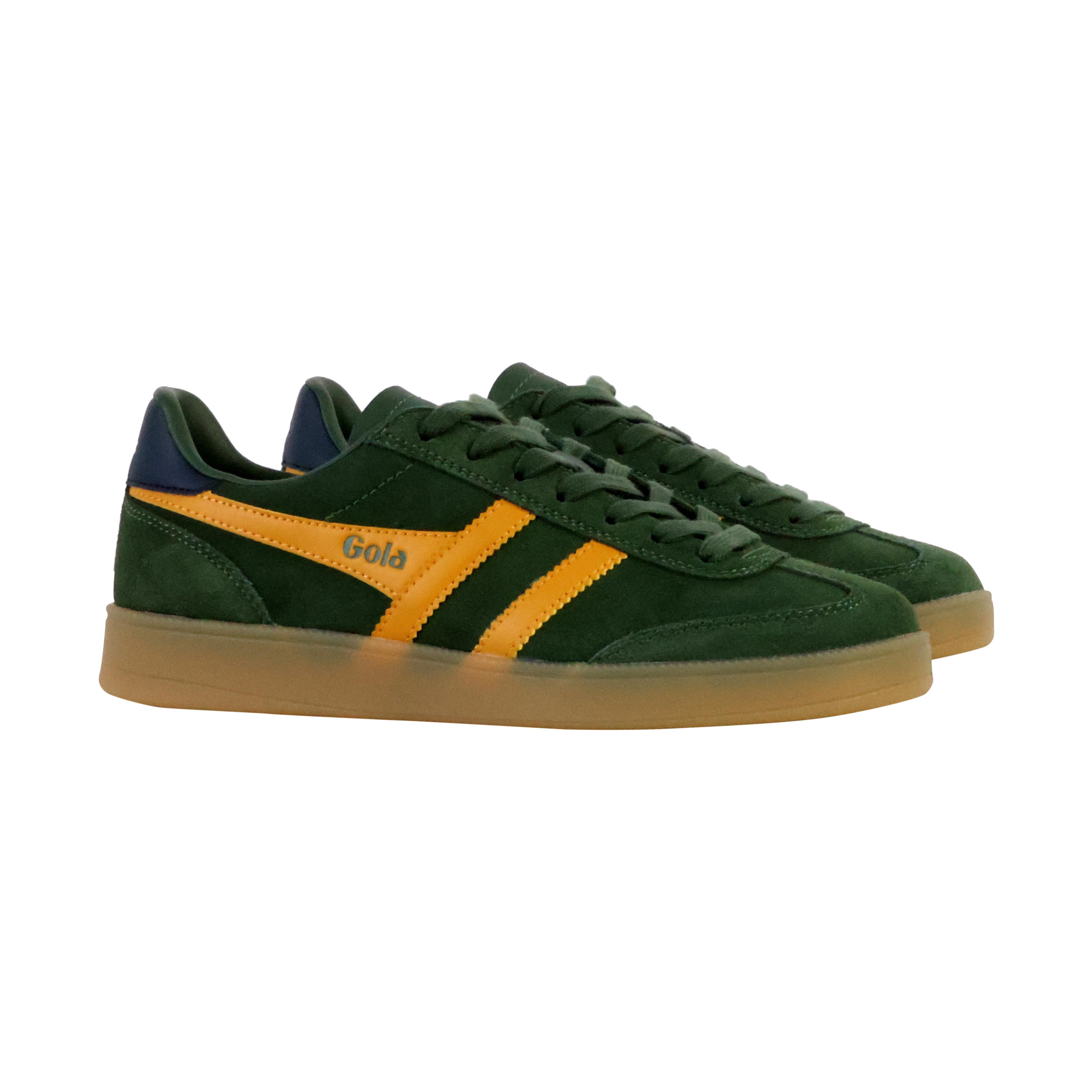 Low leather sneaker viper GOLA Green