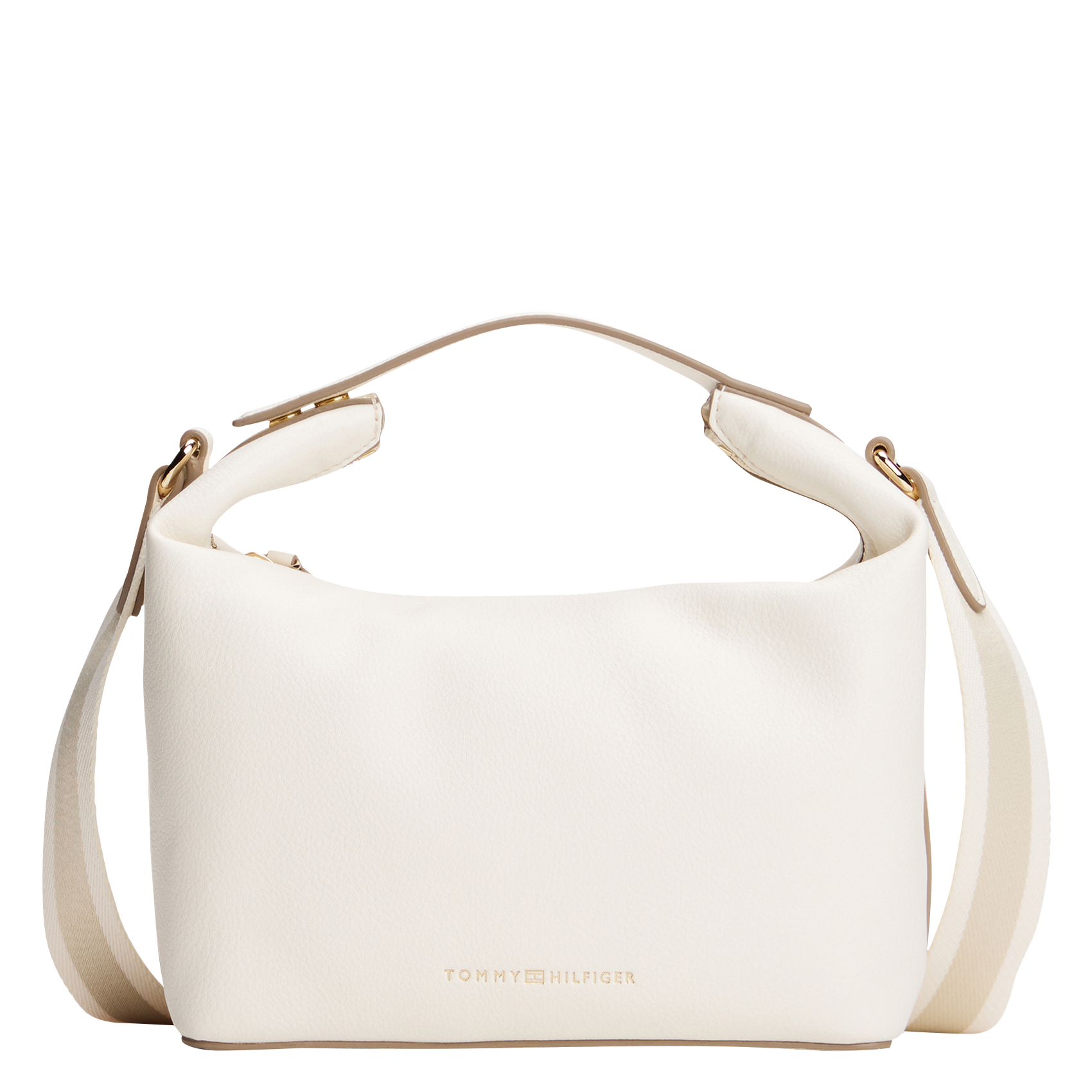 Sac bandoulière en toile à logo TOMMY HILFIGER Jaune