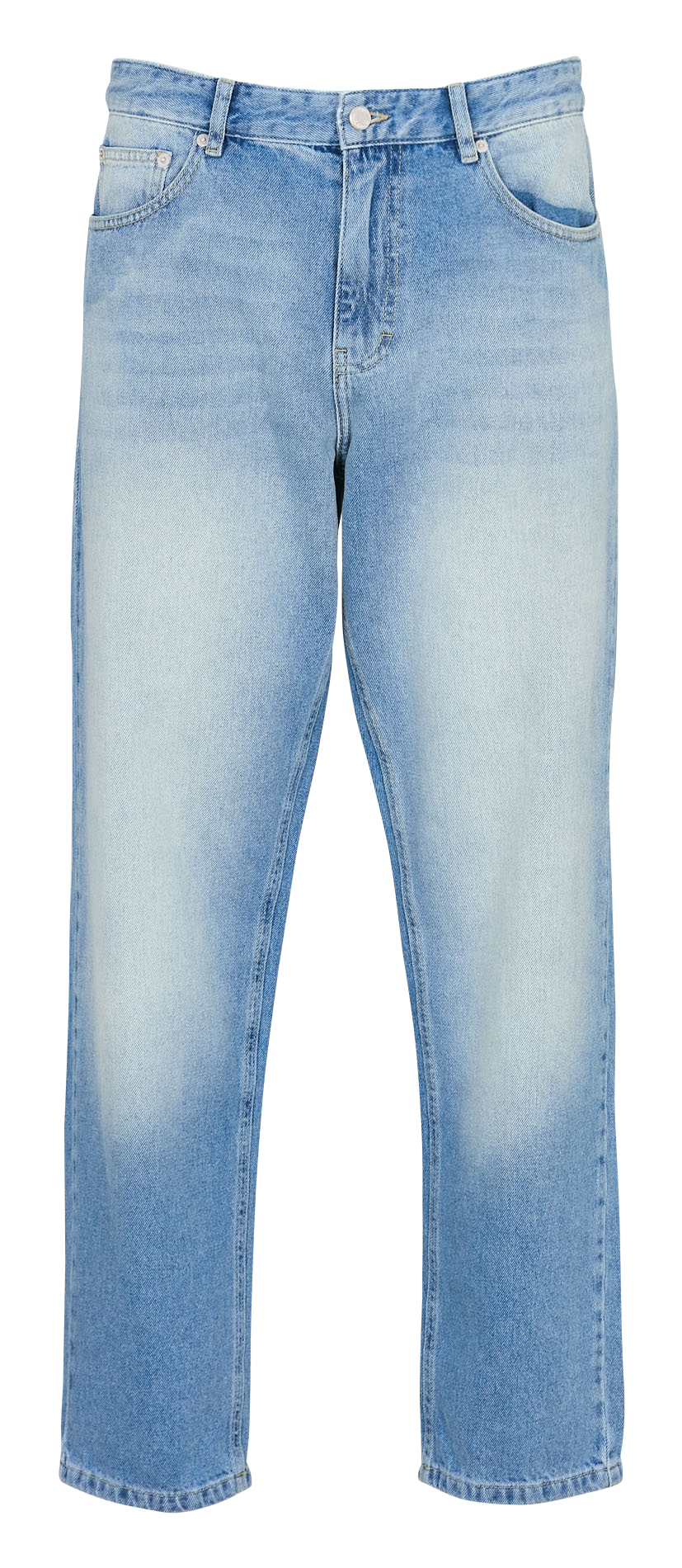 Straight organic cotton jeans LES DEUX Blue