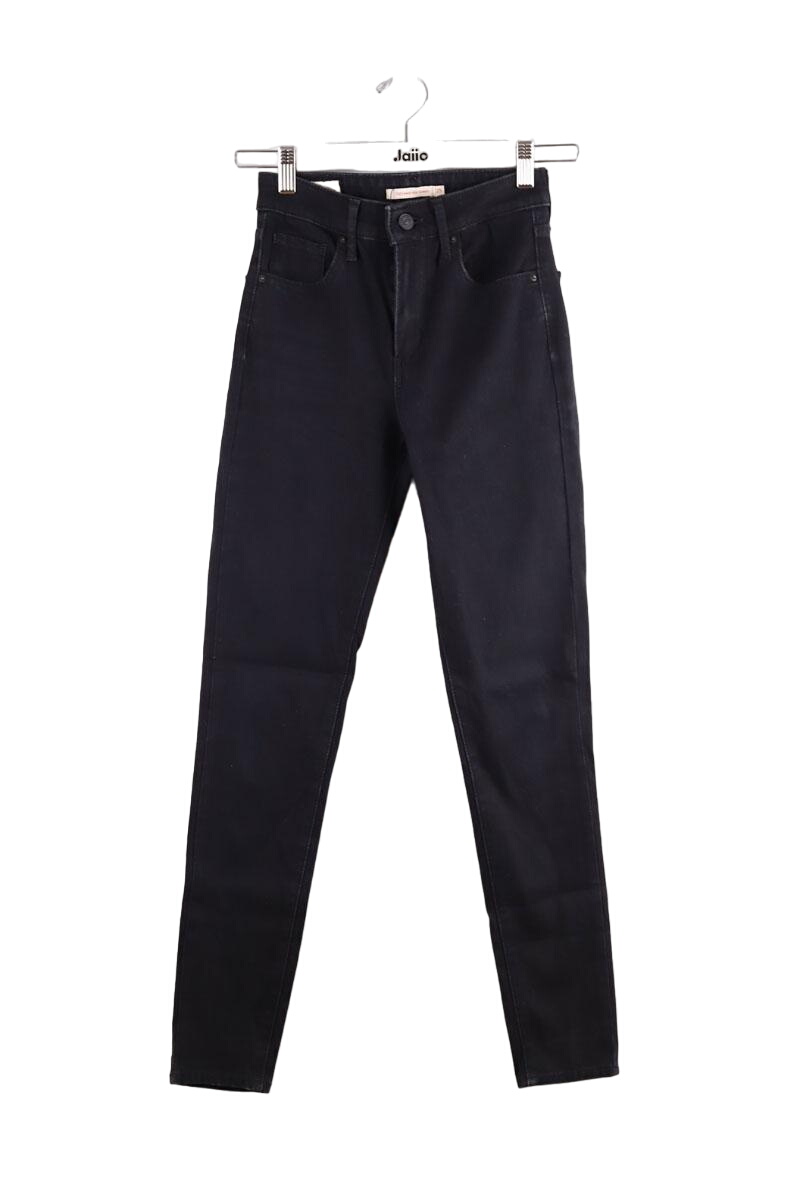 Cotton skinny jeans LEVI'S - Seconde main Black