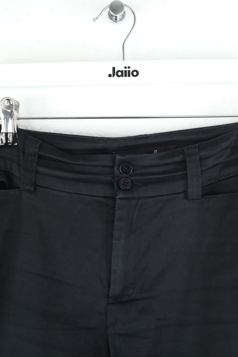 Cotton chinos AGNES B. - Seconde Main Black