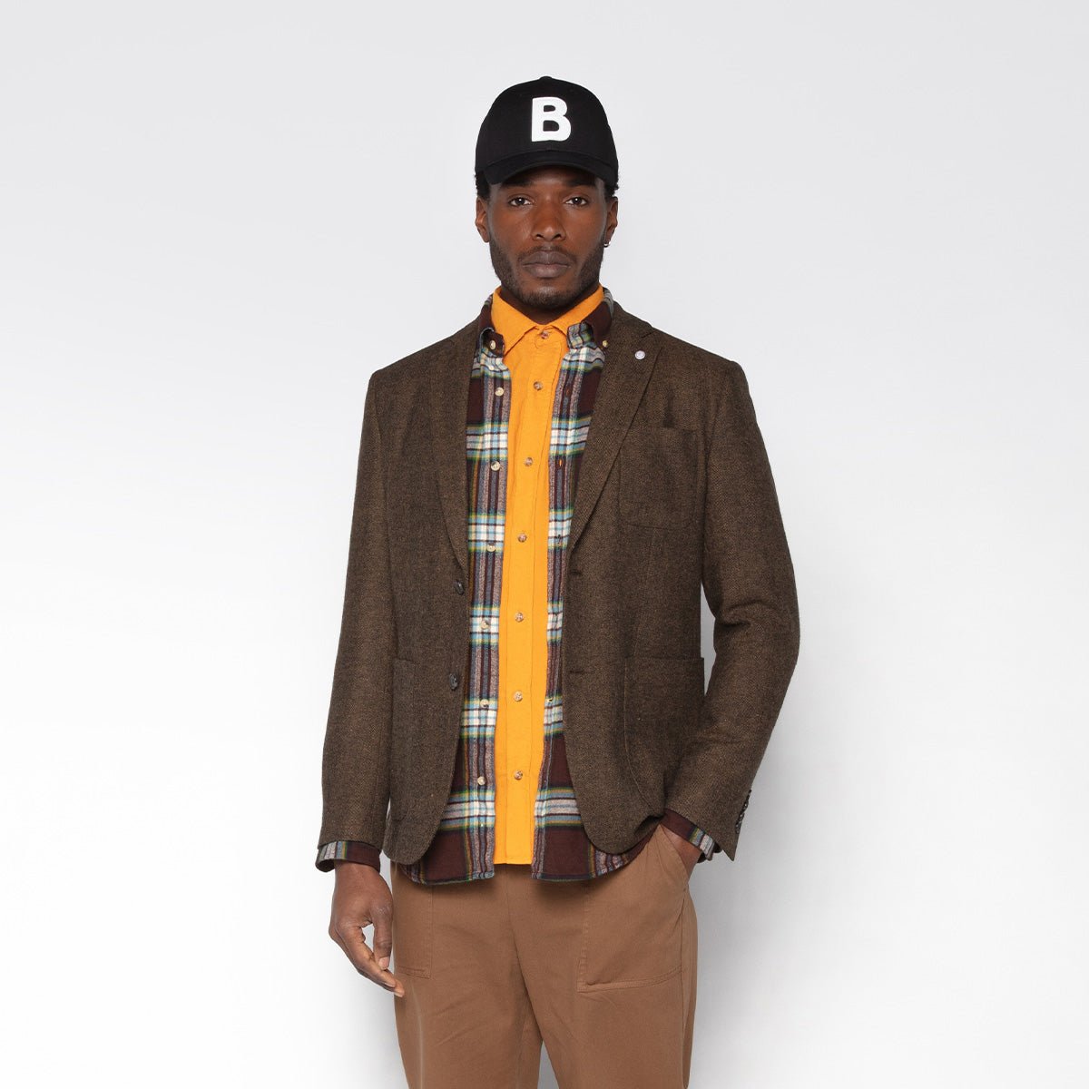 Washed effect cap SERGE BLANCO Black