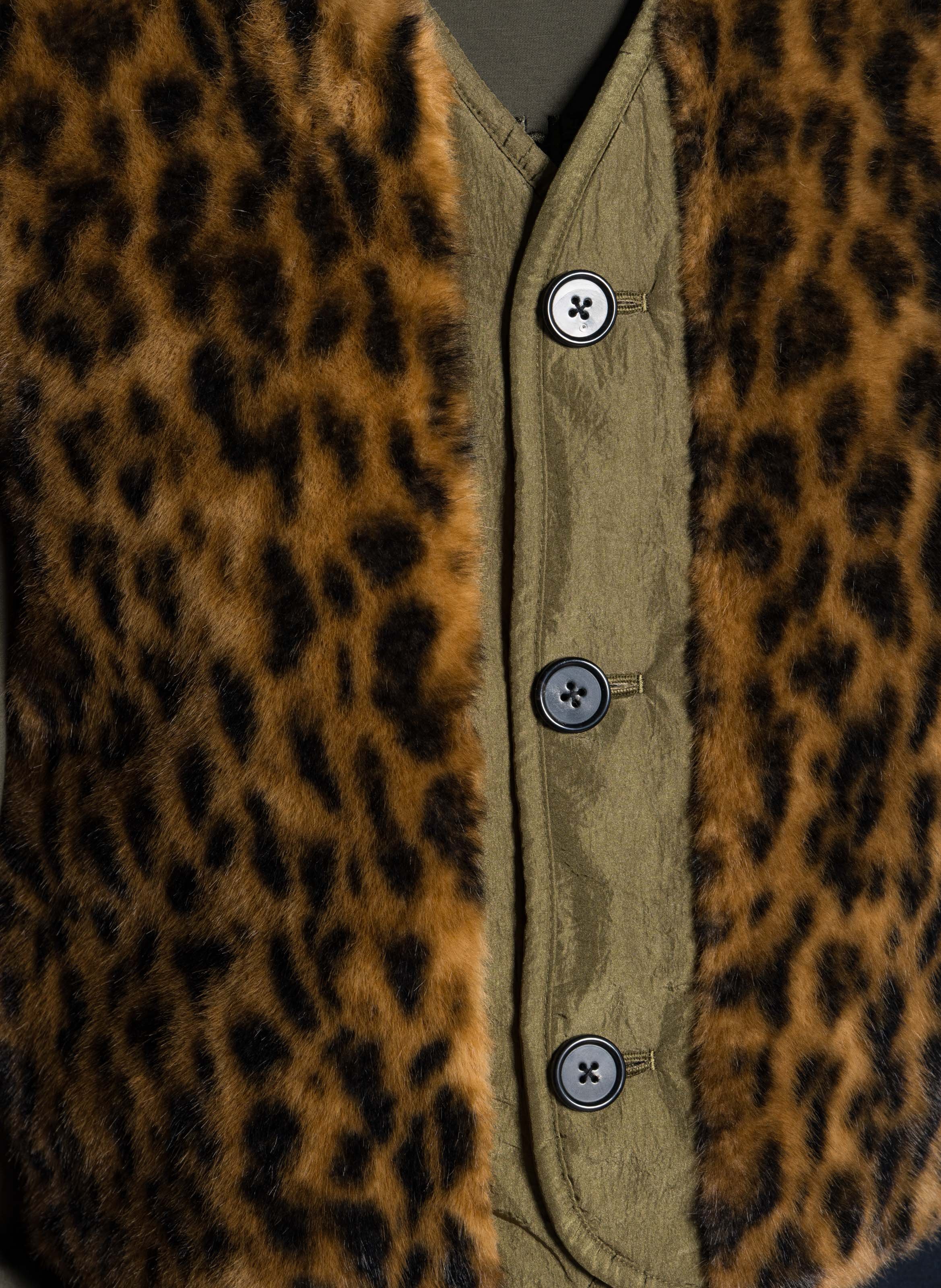 Gewatteerd jasje met ronde hals BELLEROSE Groen