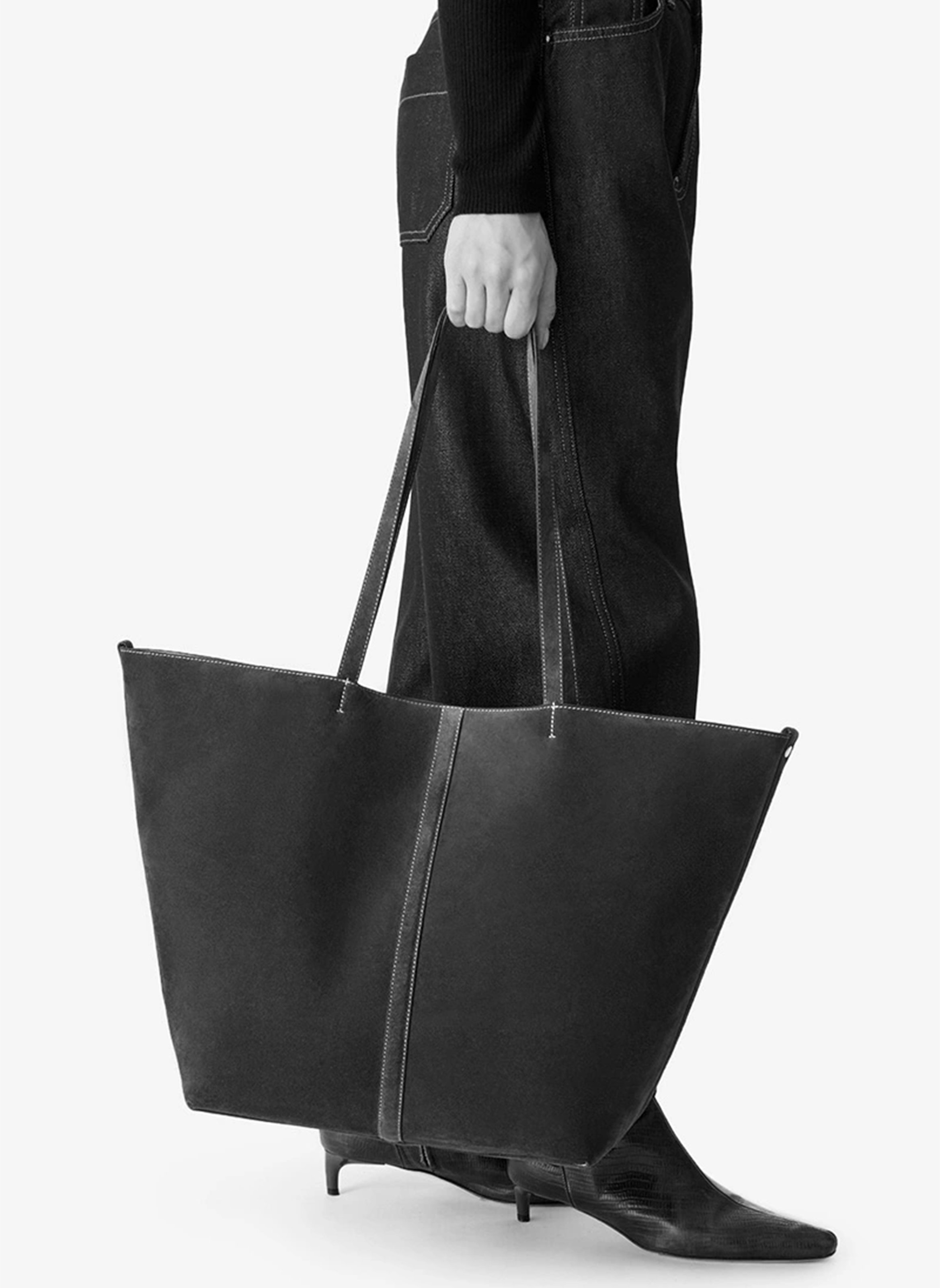 Suede tote bag VANESSA BRUNO Pink