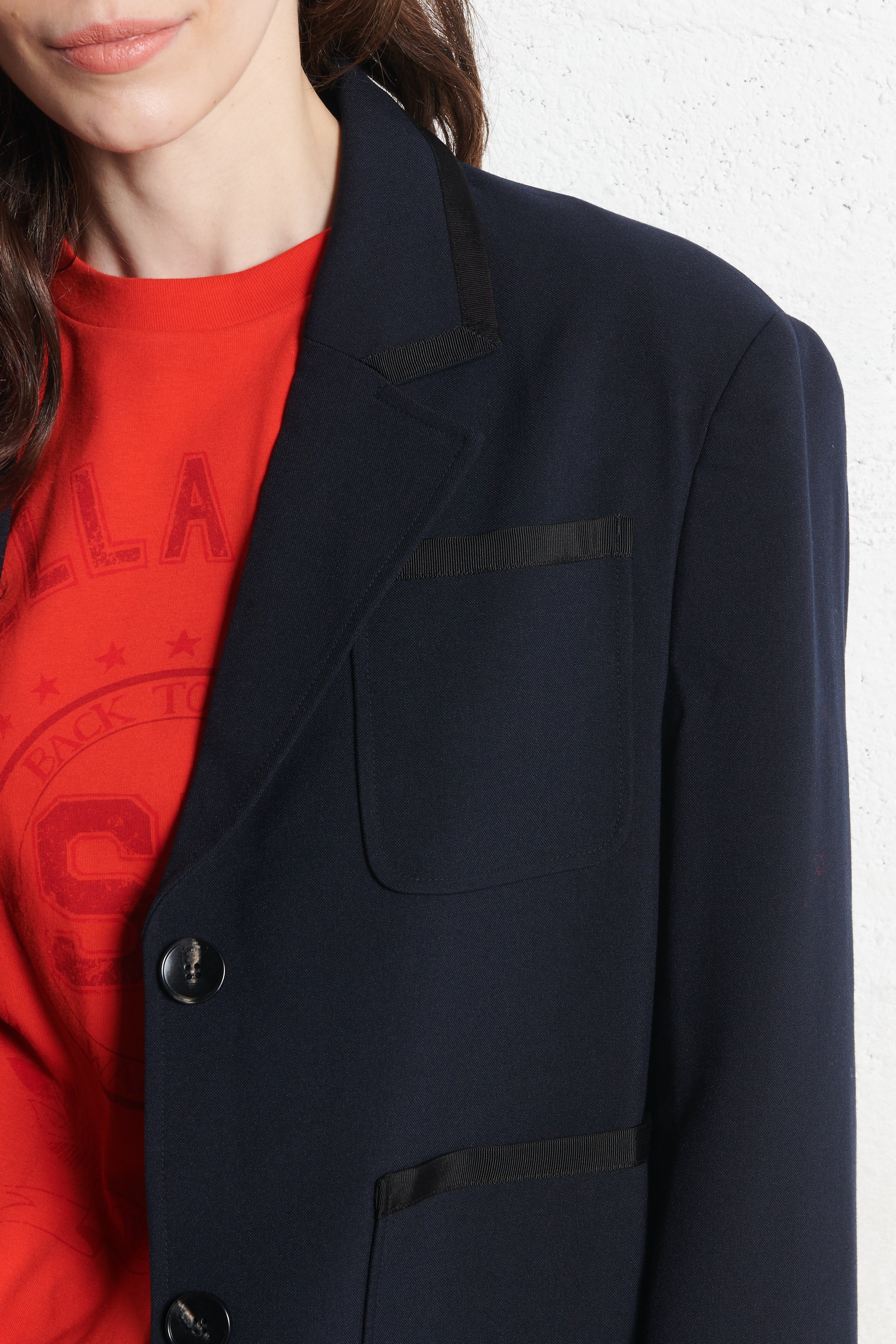 Veste de blazer droite  STELLA NOVA Bleu