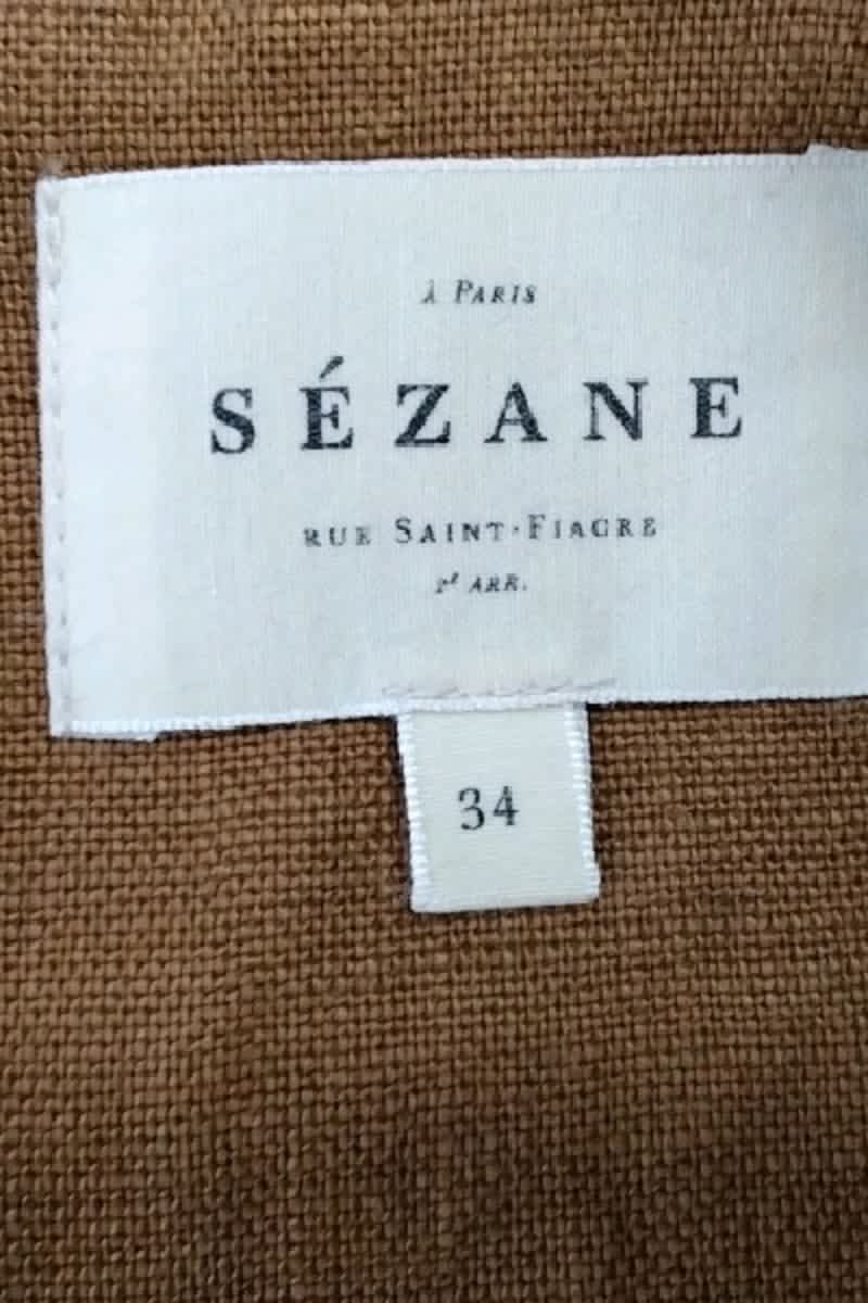 Azawood sleeveless top SEZANE - Seconde main Brown