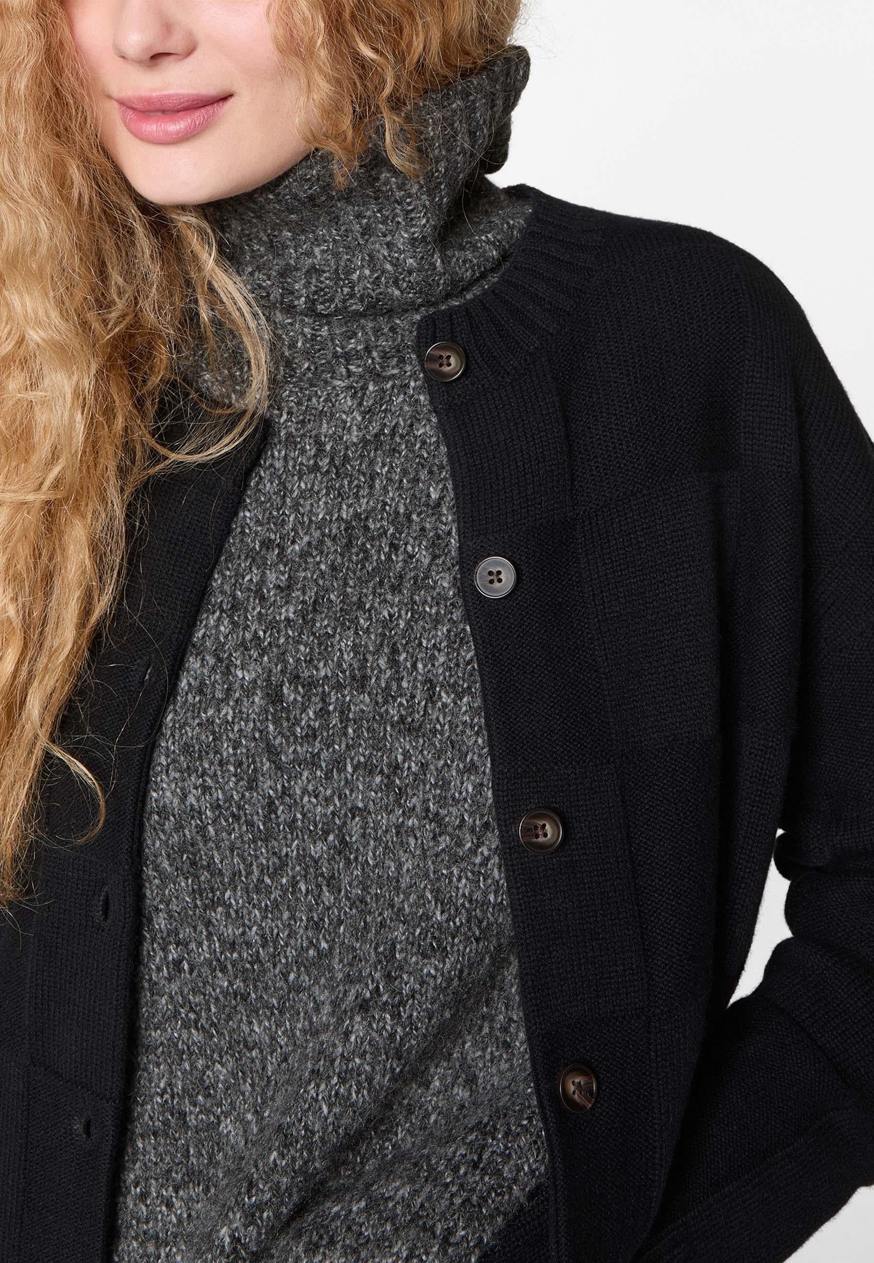 Fancy wool vest RODIER Black