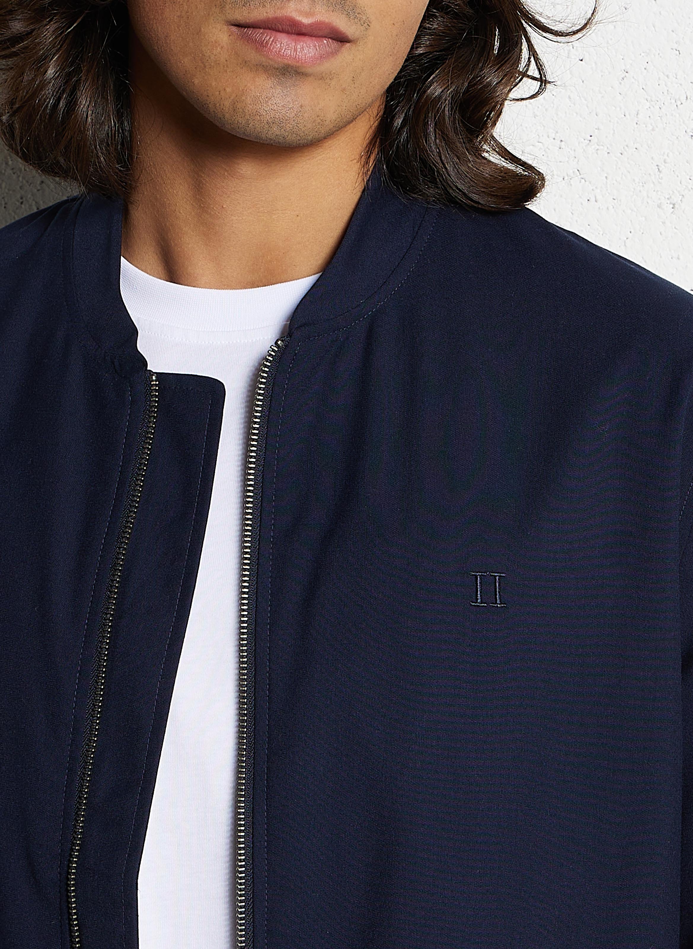 Blouson col baseball LES DEUX Bleu