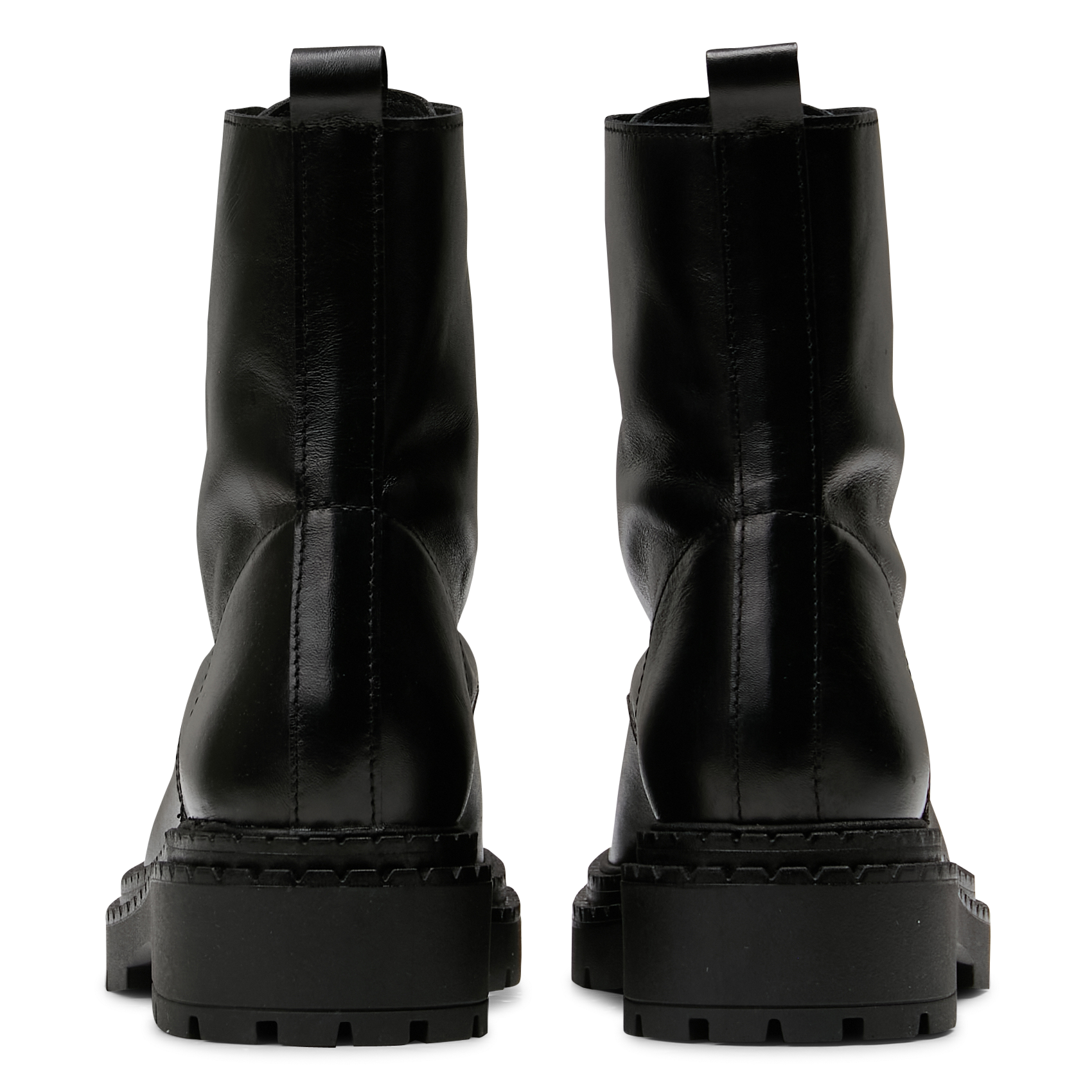 Dice leather ankle boots LA FEE MARABOUTEE Black