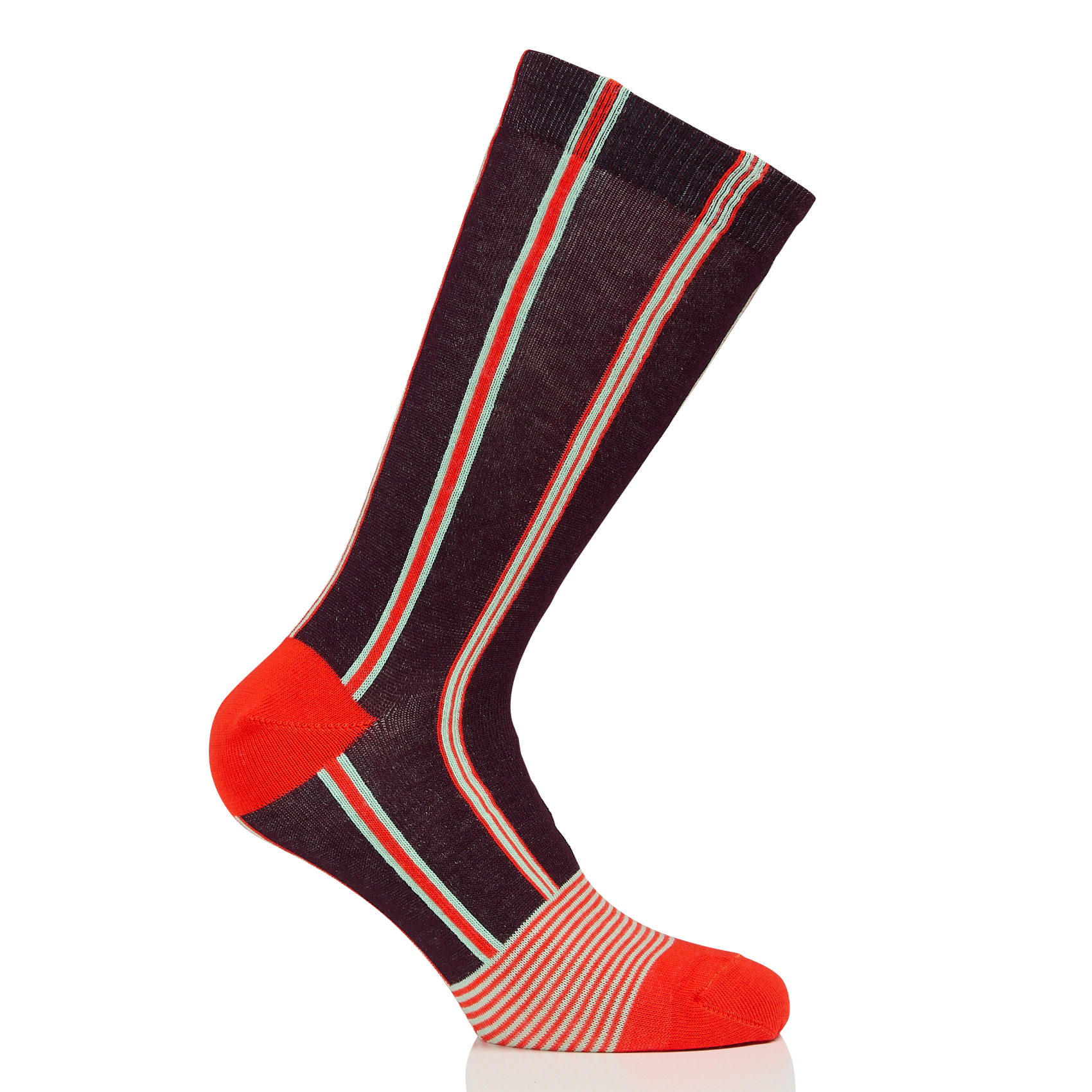 Chaussettes en coton mélangé rayé ACOTE