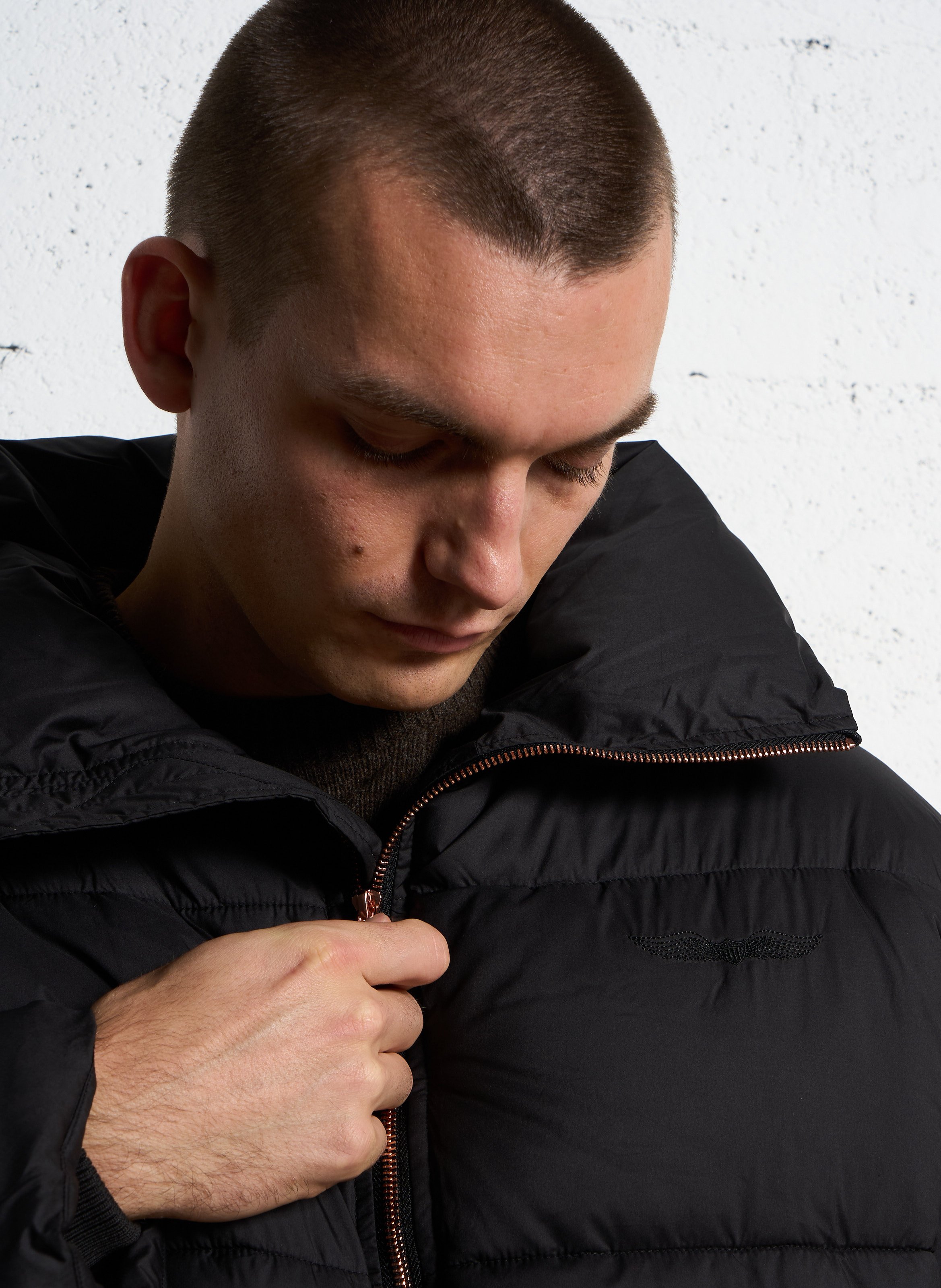 Doudoune col montant BOMBERS ORIGINAL Noir