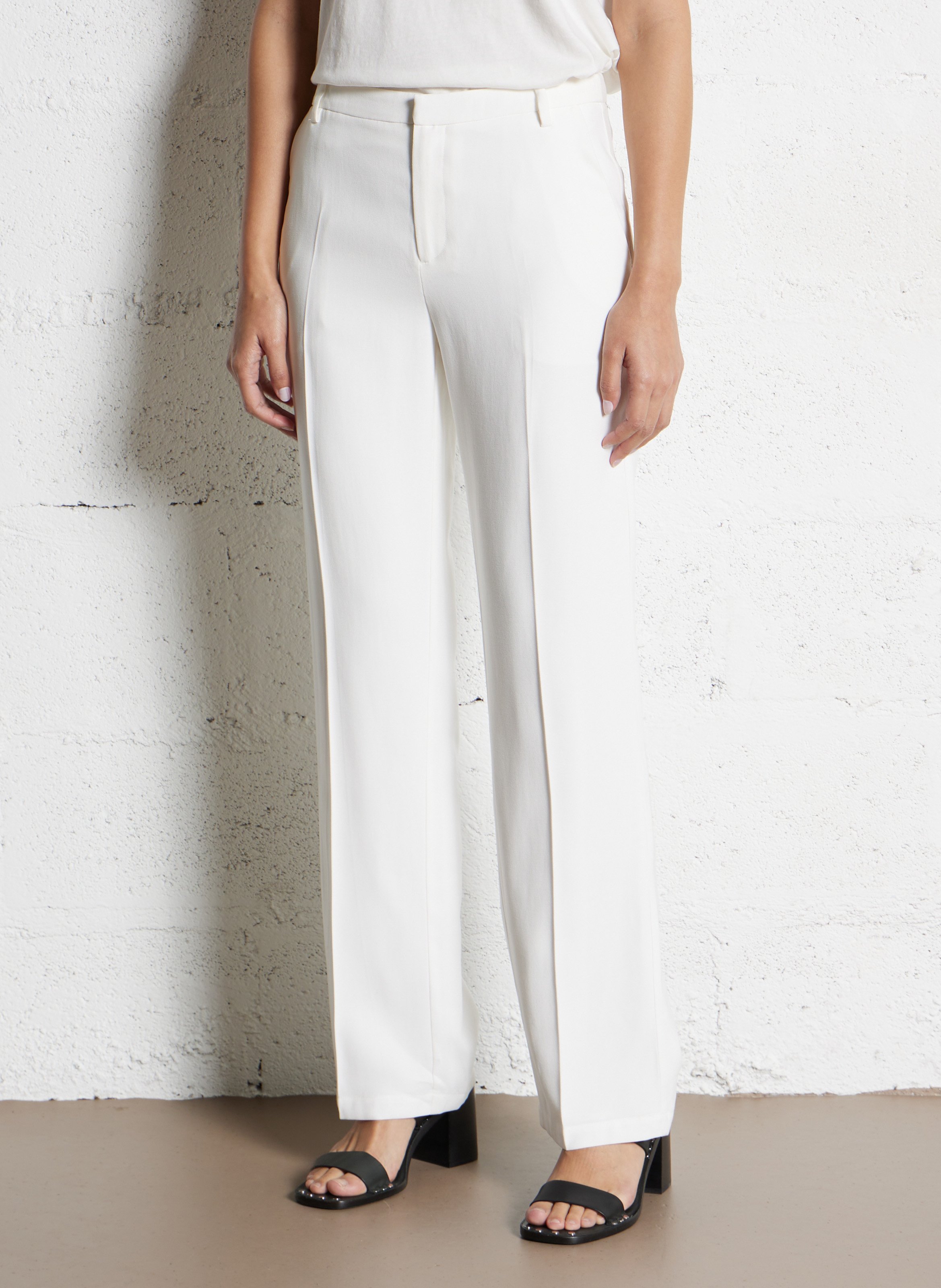Gerade geschnittene Kostümhose IKKS Weiss
