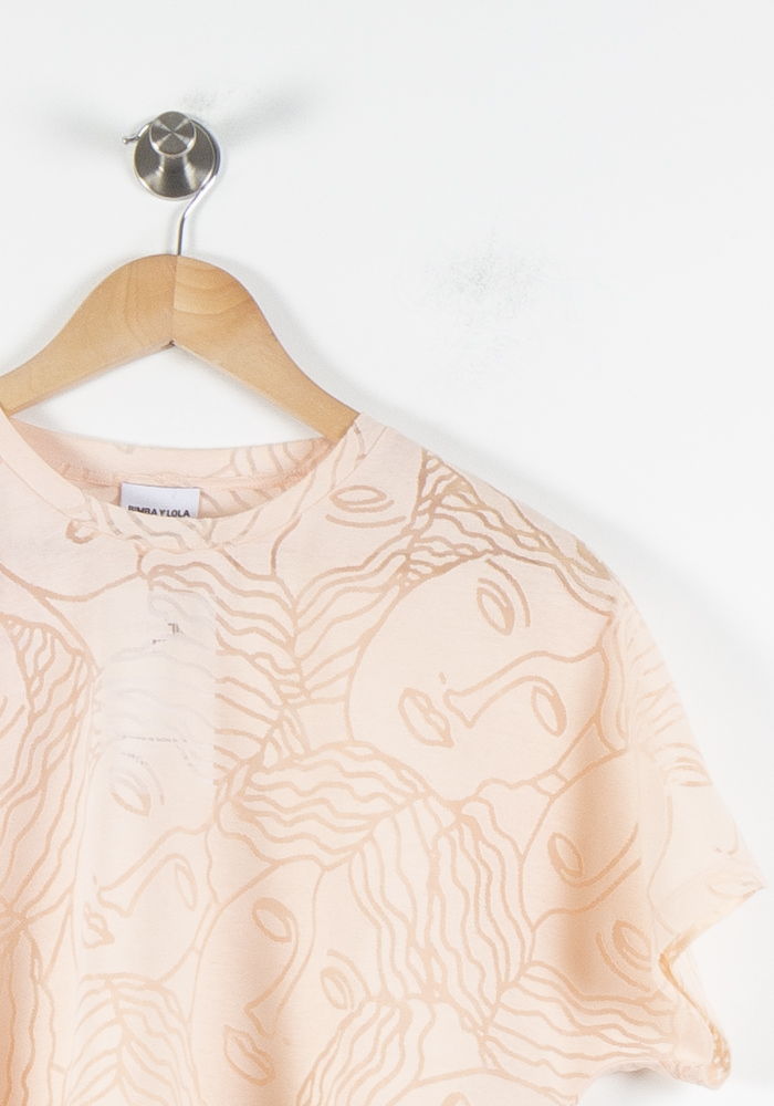 Tommy Badge T-shirt BIMBA Y LOLA - Seconde main Pink