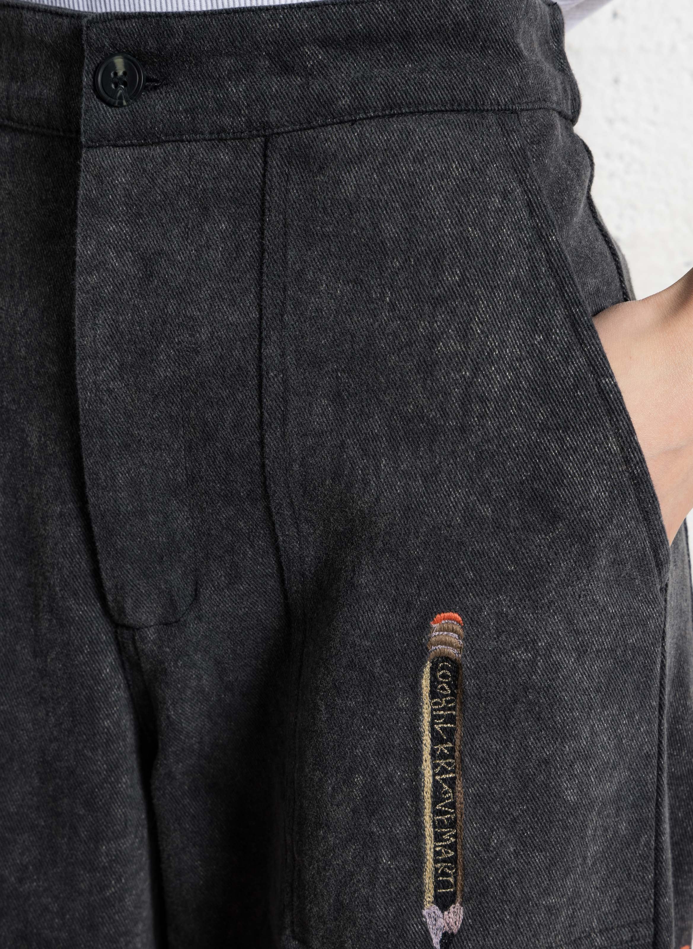 Jean large en coton STELLA NOVA Noir