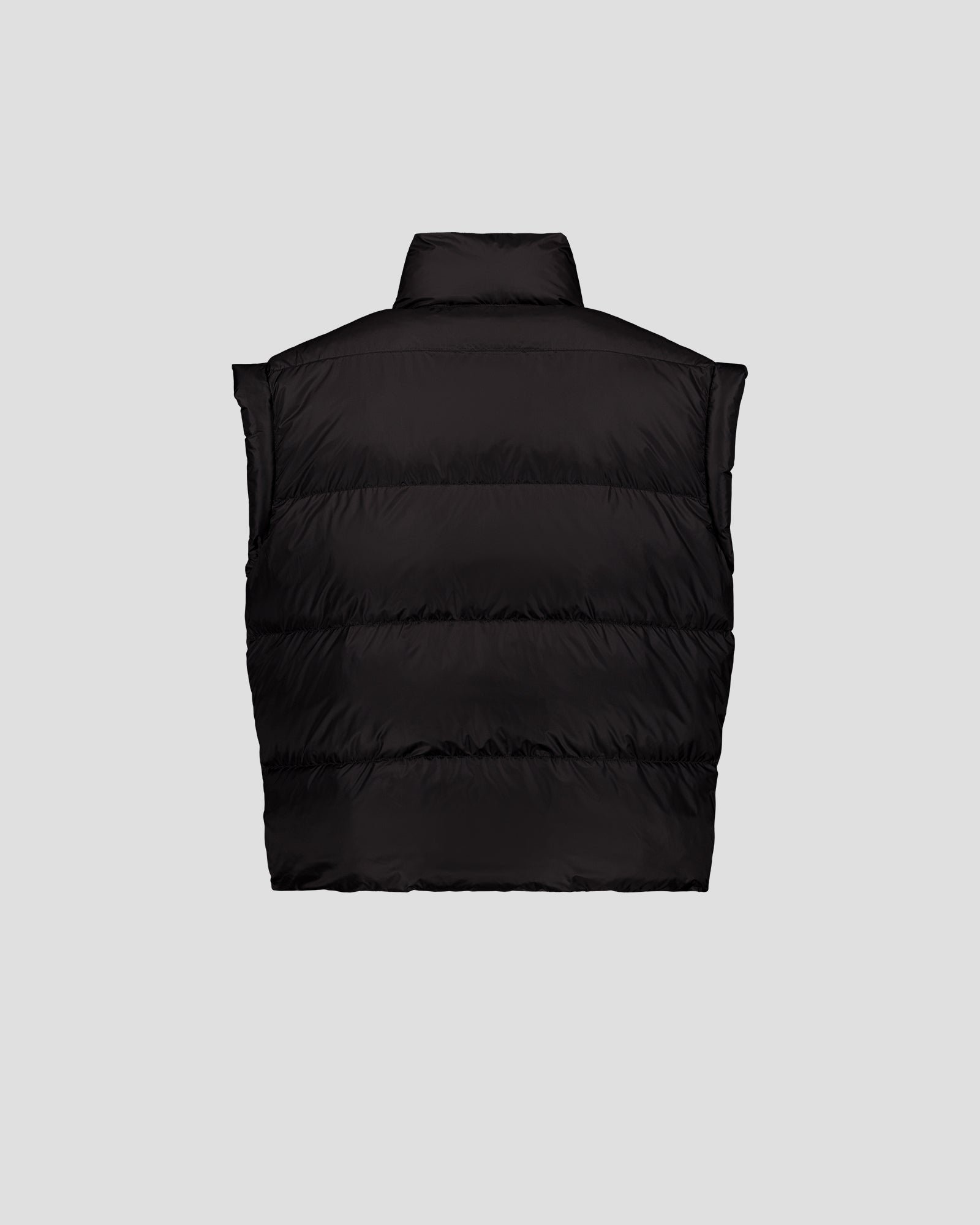 Oversized short sleeveless puffer jacket Lyna JOTT Black