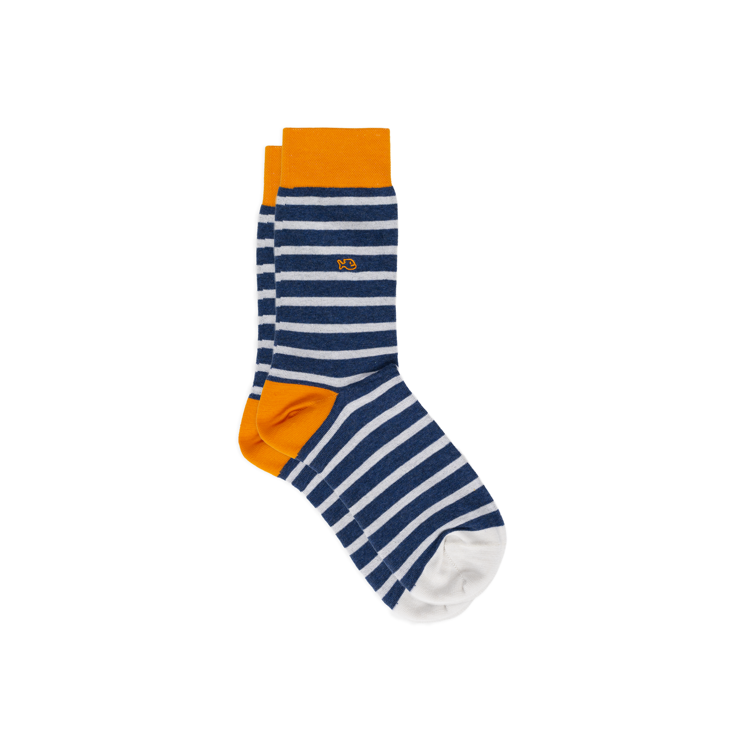 Combed cotton socks with wide stripes BILLYBELT