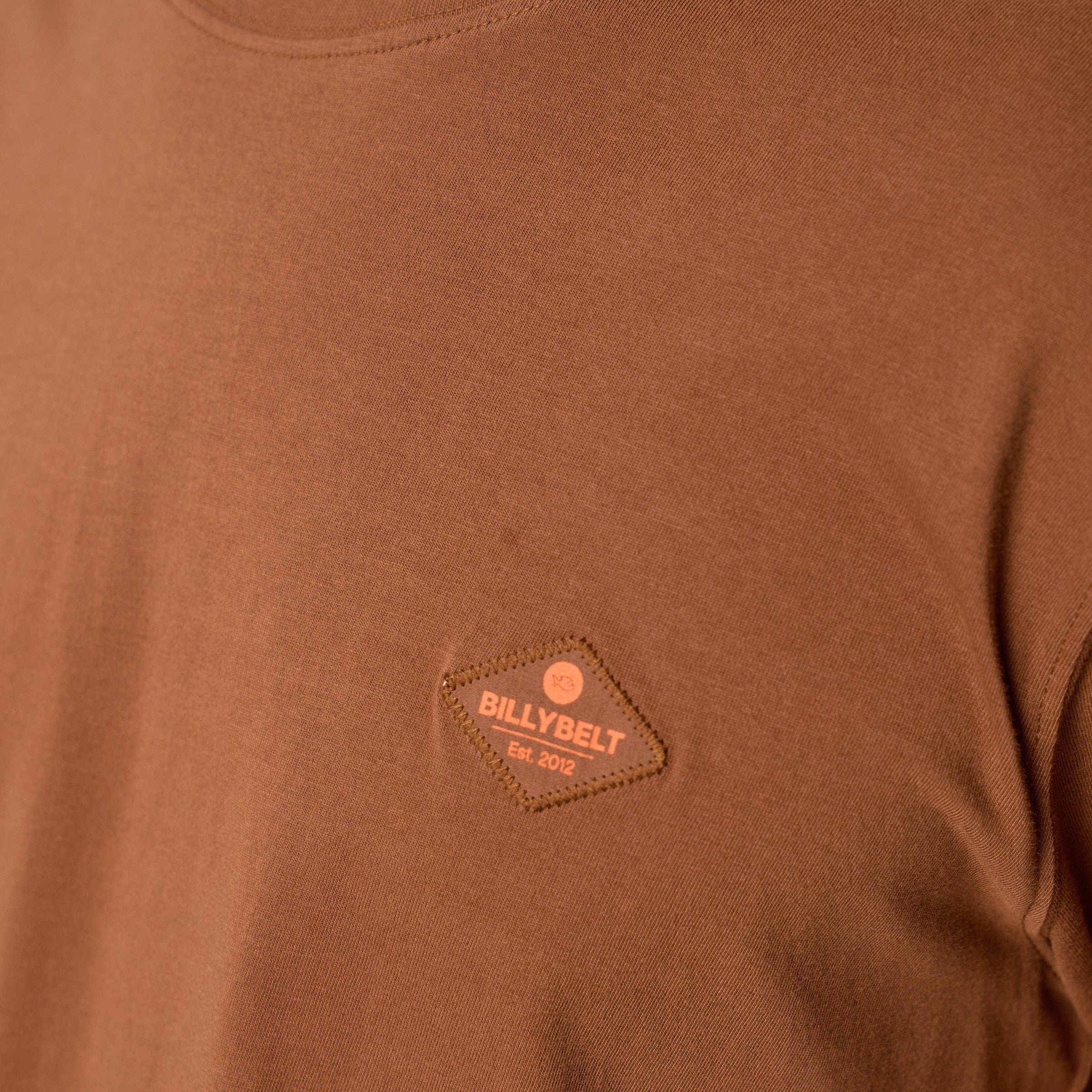 Organic cotton roadtrip T-shirt BILLYBELT Brown