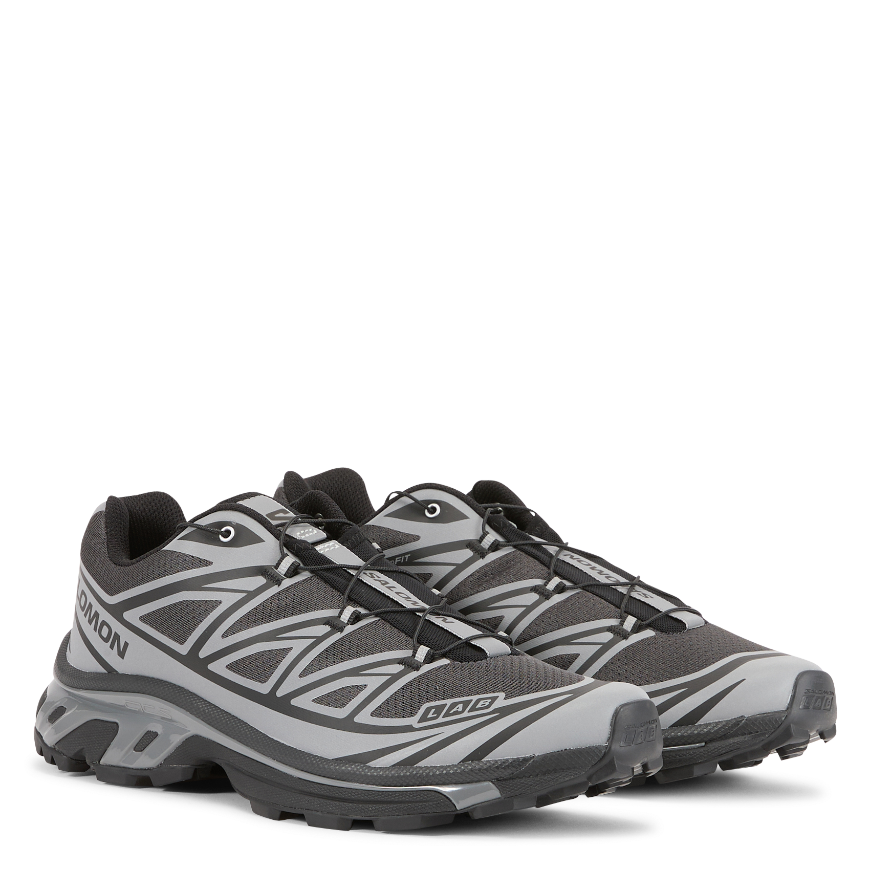 Baskets basses à bout rond SALOMON Noir