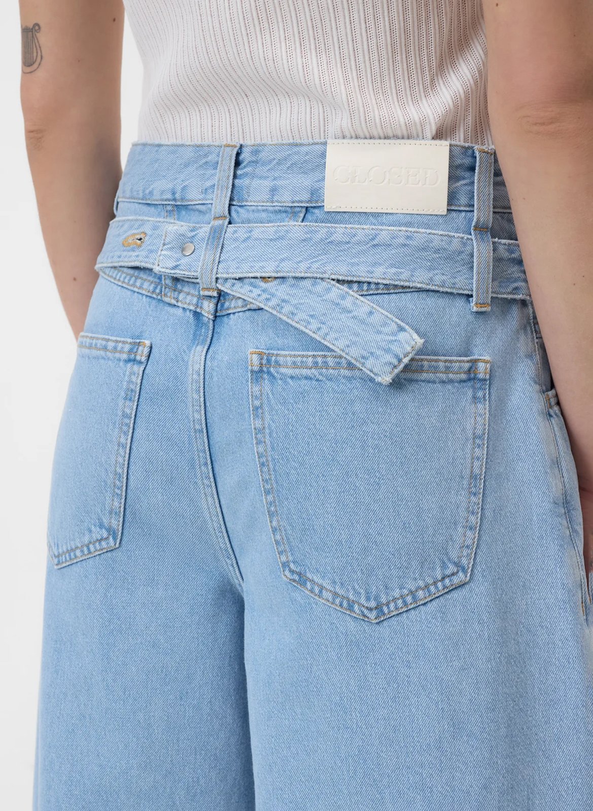 Jean large en coton  CLOSED Bleu