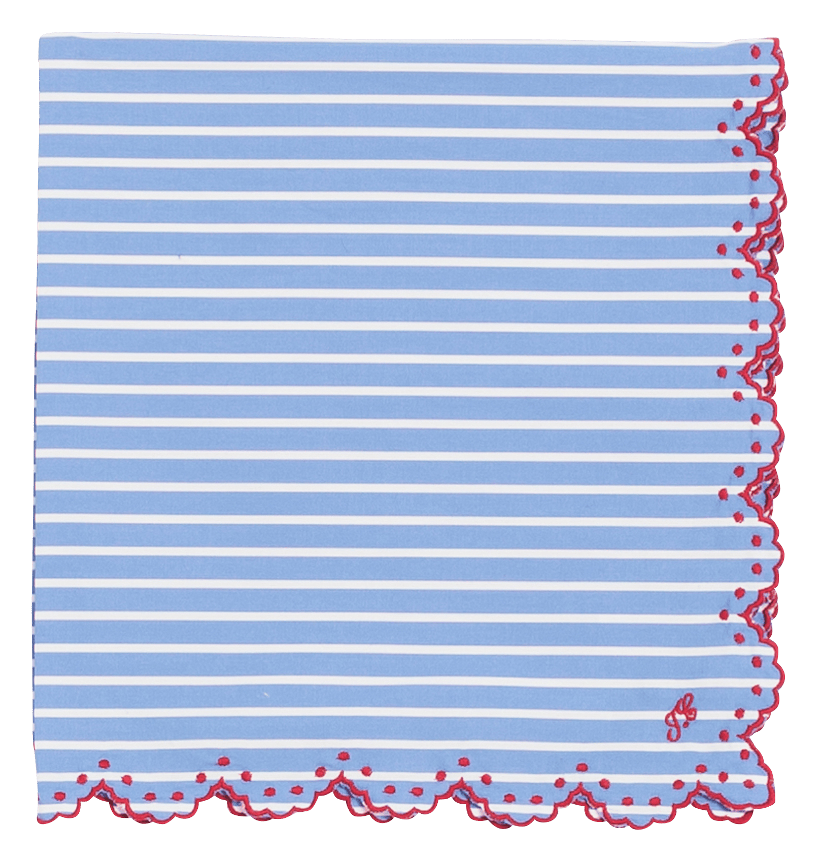 Cotton scarf INDI & COLD Blue
