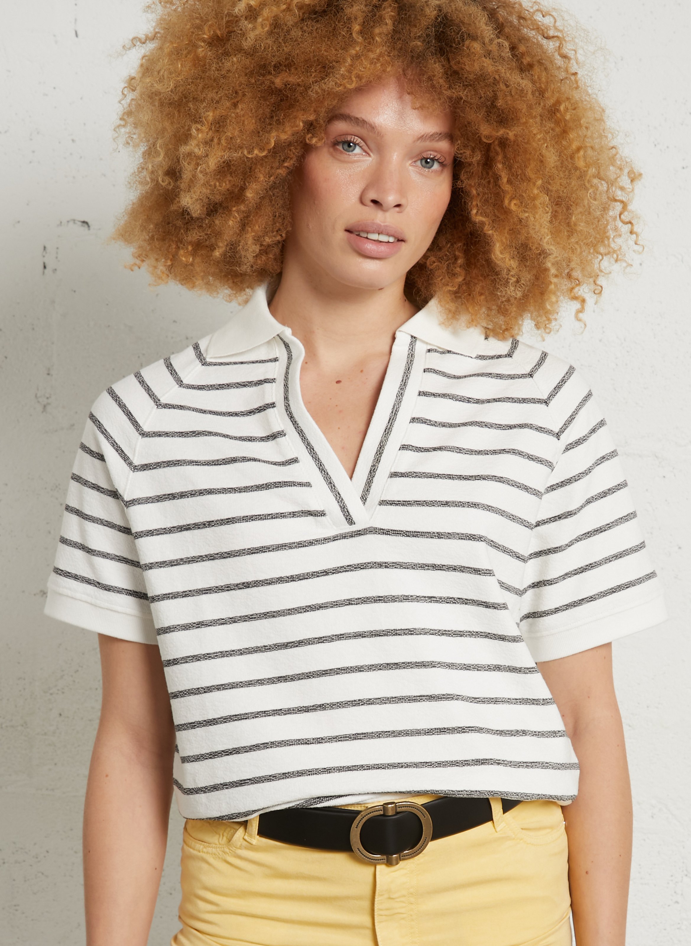 Top ample en coton MAISON 123 Beige