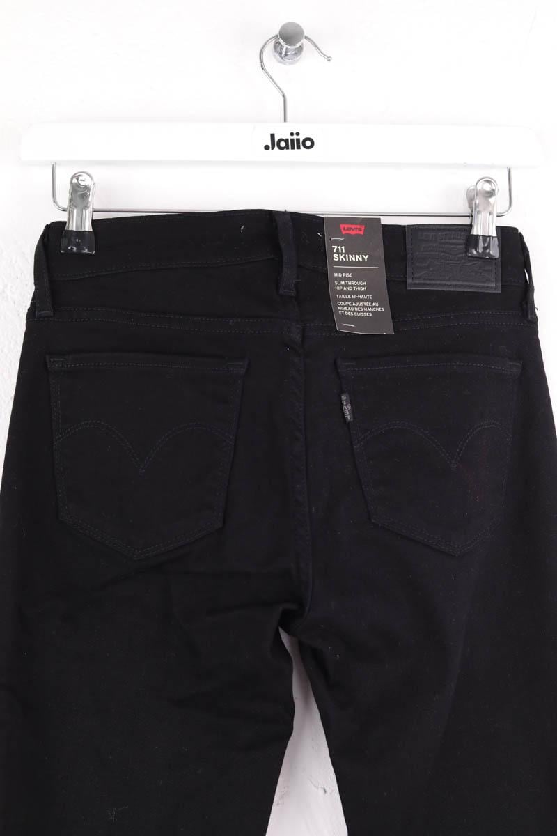 Cropped slim jeans with studs LEVI'S - Seconde main Black