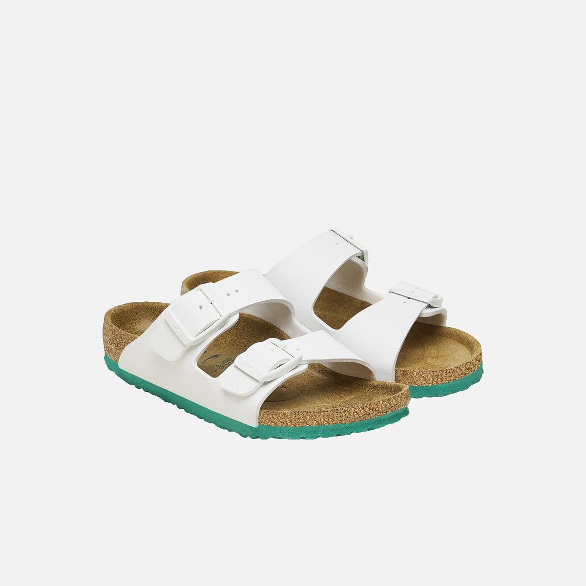 Arizona flat sandals BIRKENSTOCK White