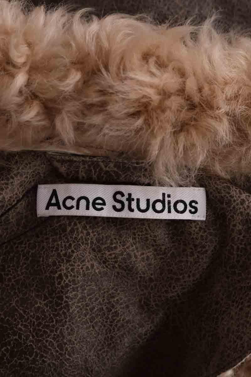 Sheepskin jacket ACNE STUDIOS - Seconde Main Brown