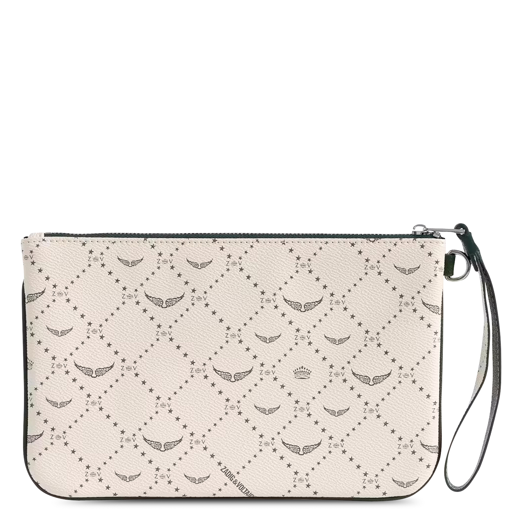 Printed clutch bag ZADIG&VOLTAIRE White