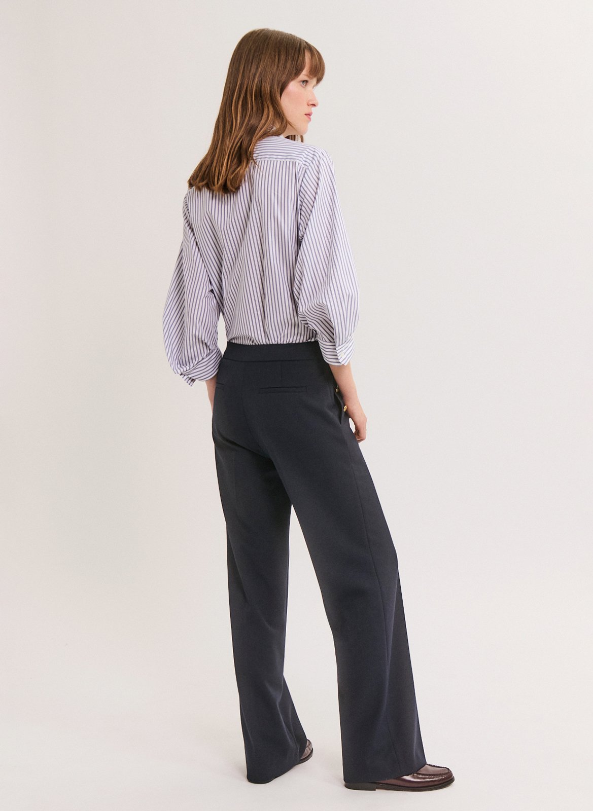 Wide-leg pants PABLO Blue
