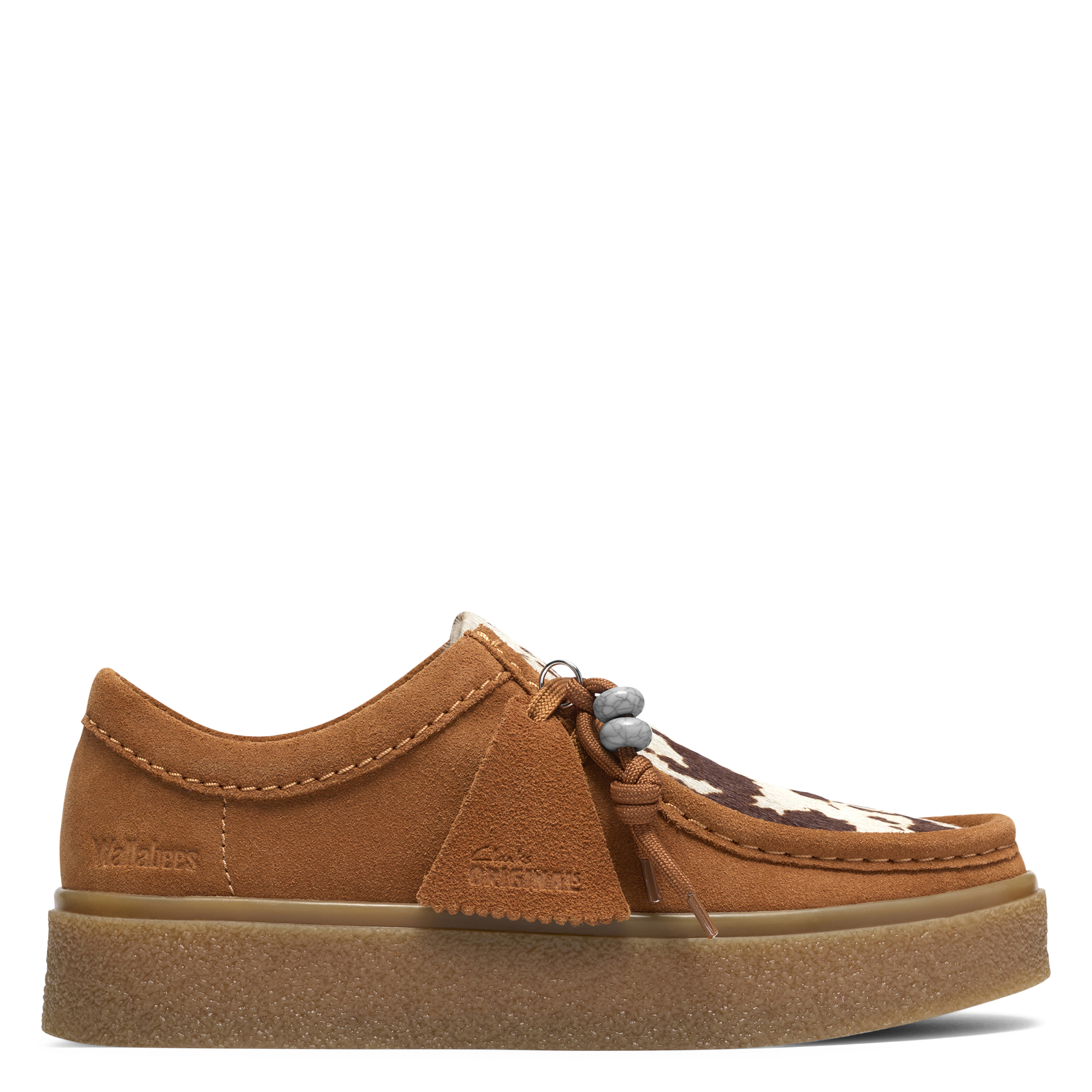 Laarzen met dierenprint in leer CLARKS Oranje
